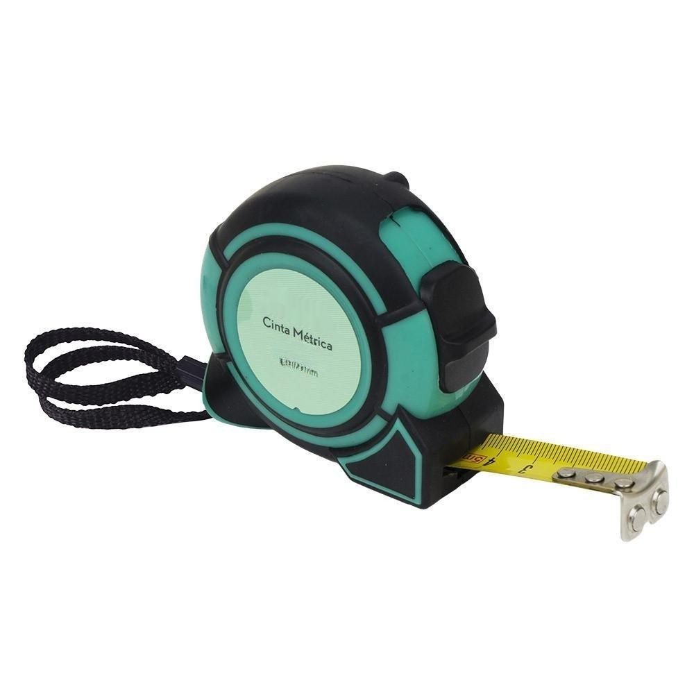 cinta métrica 5m x 19mm, bloqueo, enganche magnético, clip y asa ergonómica para mediciones precisas en construcción y bricolaje.