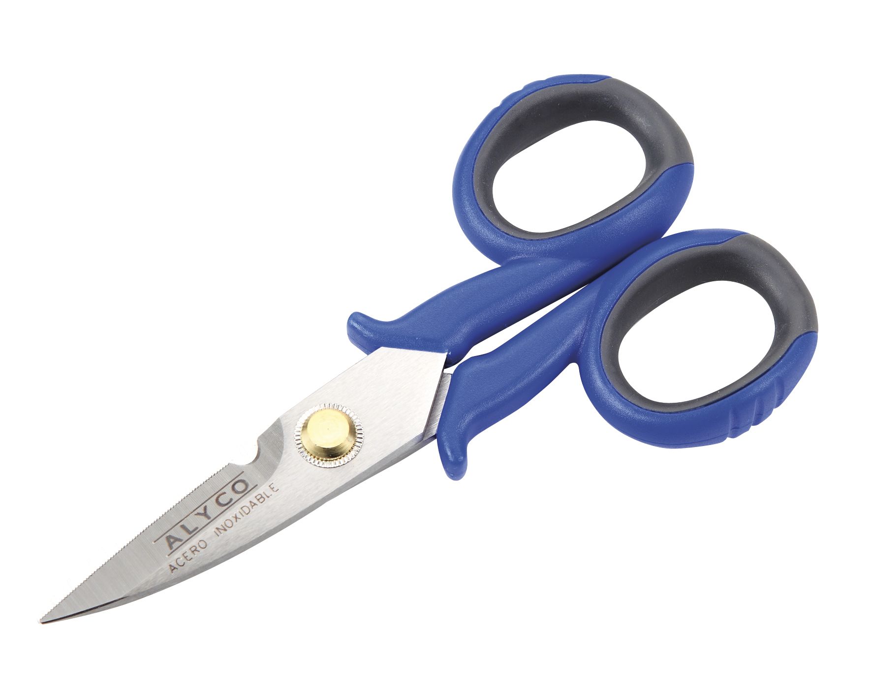 tijera electricista pelacables de 145 mm, diseñada para un corte preciso y rápido. Ideal para trabajos eléctricos, garantiza facilidad y seguridad en cada uso. Herramienta imprescindible.