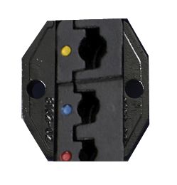 cabeza engastadora para terminales aisladas, ideal para conexiones seguras y duraderas. Garantiza un ensamblaje eficiente y preciso, optimizando el rendimiento de tus proyectos eléctricos.