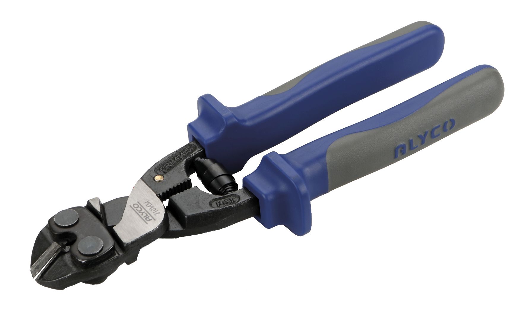 alicate de corte diagonal articulado de 35º y 200 mm, perfecto para trabajar en espacios reducidos. Ideal para cortar cables y alambres con precisión y comodidad. Durable y ergonómico.