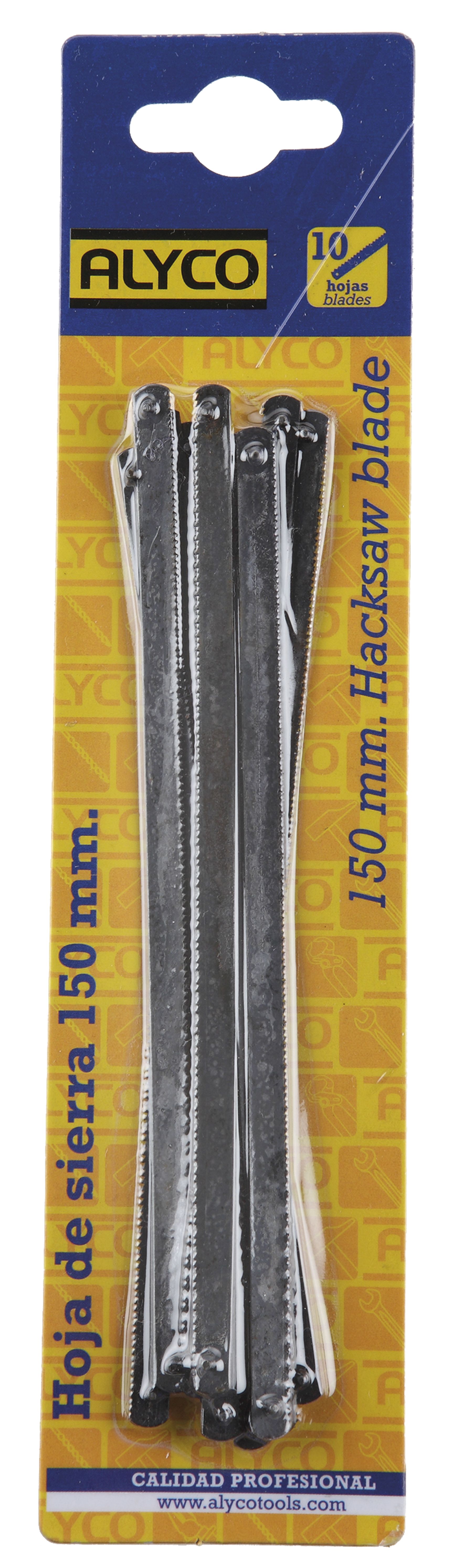 set de 10 hojas de sierra para arco 144035, perfectas para cortes rápidos y precisos en madera, metal y plástico. Ideales para manualidades y bricolaje. ¡Logra la precisión que buscas!