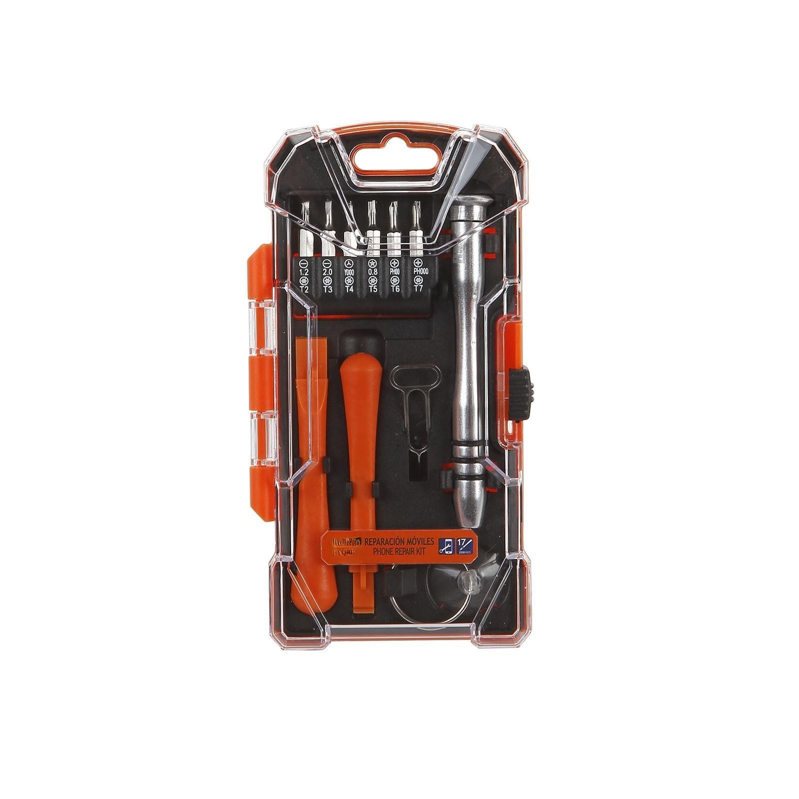 jgo 17 pzas - juego de herramientas eléctricas de alta resistencia, variedad de formatos, materiales duraderos, perfecto para uso profesional y doméstico. #