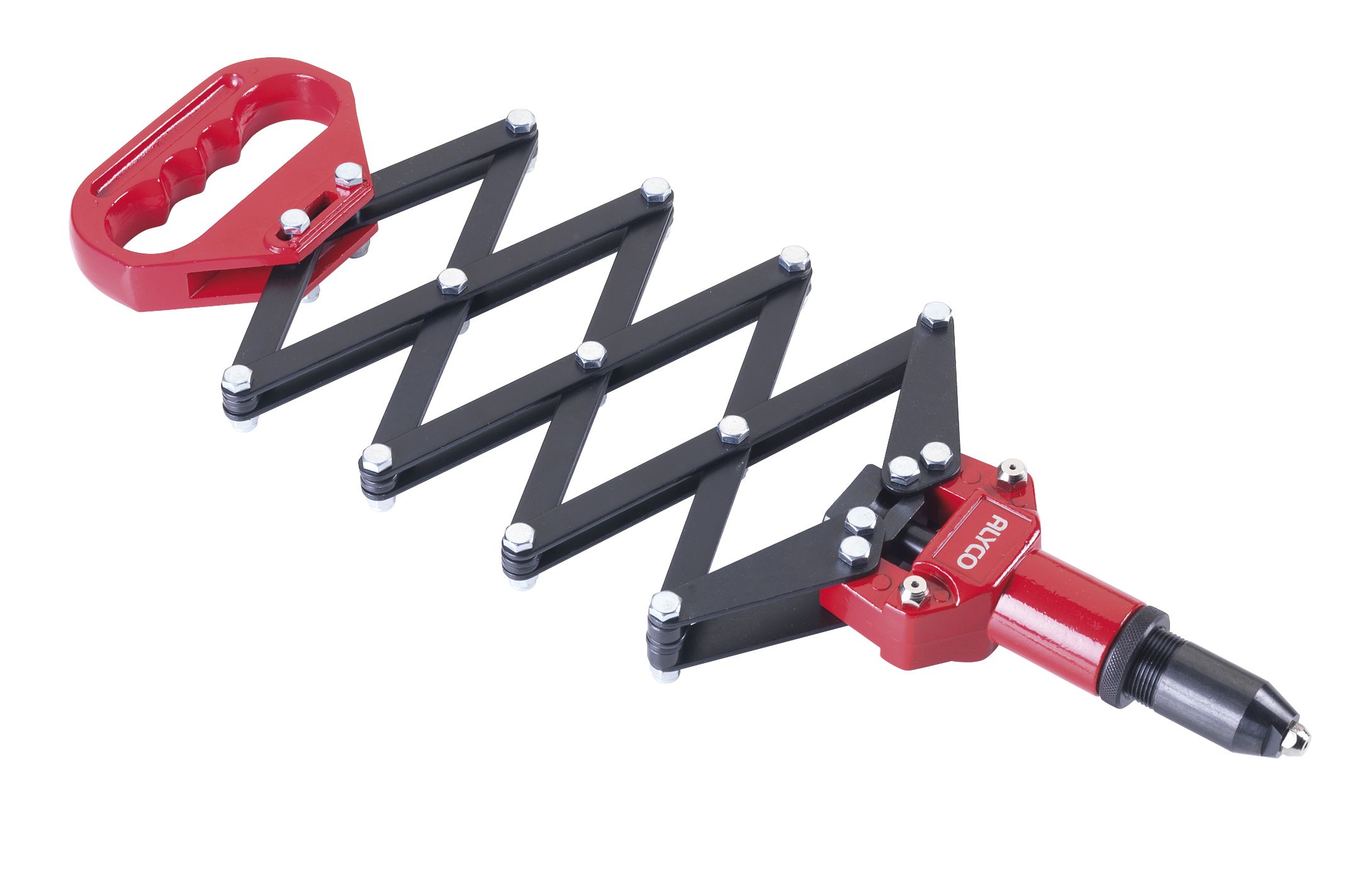 remachadora de dos manos extensible, ideal para lograr uniones robustas en tus proyectos. Su diseño ergonómico asegura comodidad y eficacia, perfecta tanto para amateur como para expertos.