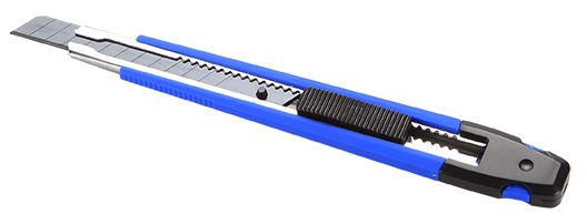 cortador de 9 mm con cuchilla SK2H: herramienta esencial para cortes exactos. Cuchilla de alta calidad, diseño ergonómico y seguro. Ideal para manualidades, oficina y bricolaje.