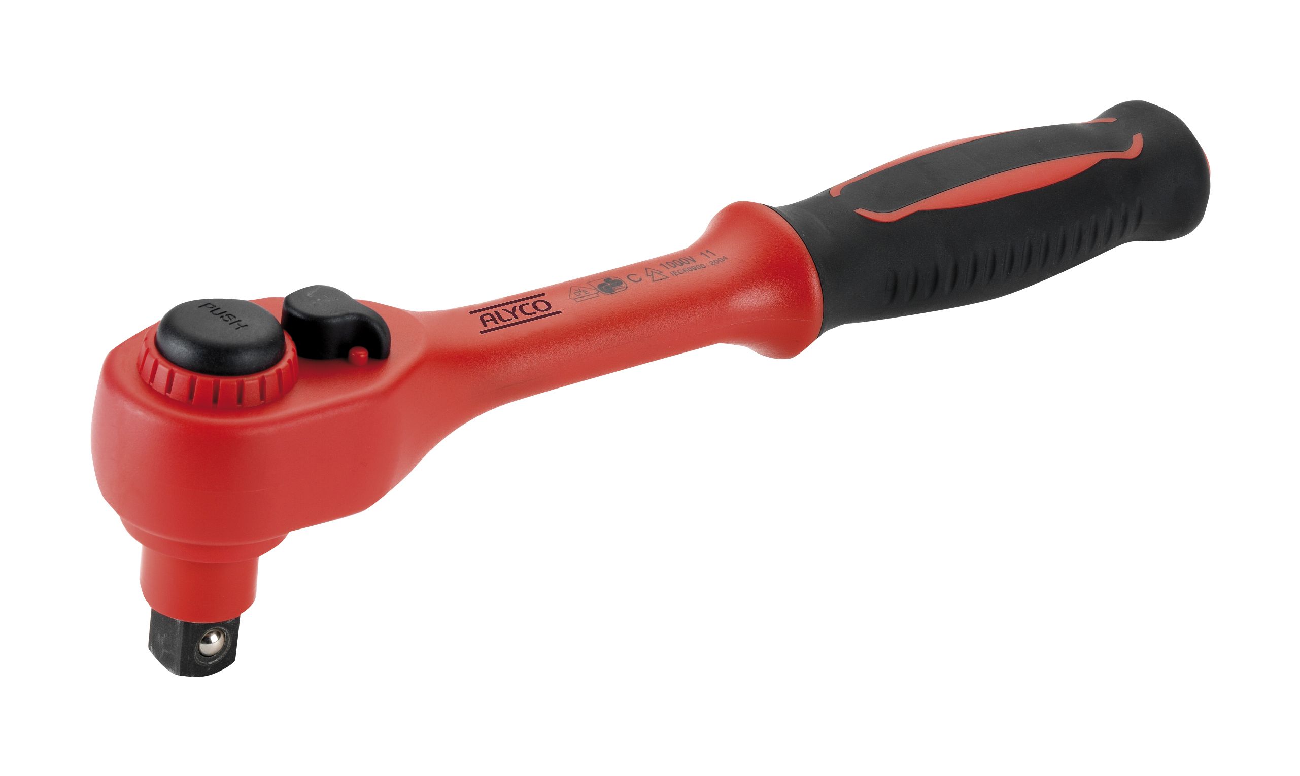 lLAVE CARRACA 1/2 AISLADA: Potente herramienta ideal para garantizar precisión y seguridad en trabajos eléctricos. Diseñada para un agarre cómodo y un rendimiento excepcional.