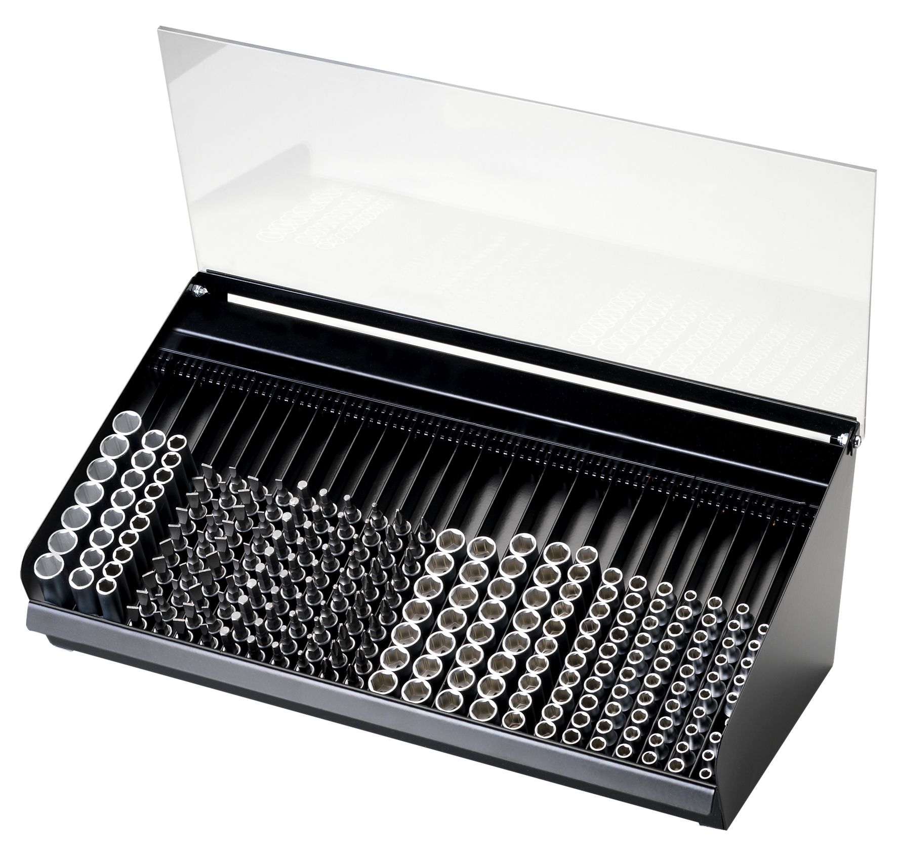 expositor metálico para vasos de 1/4