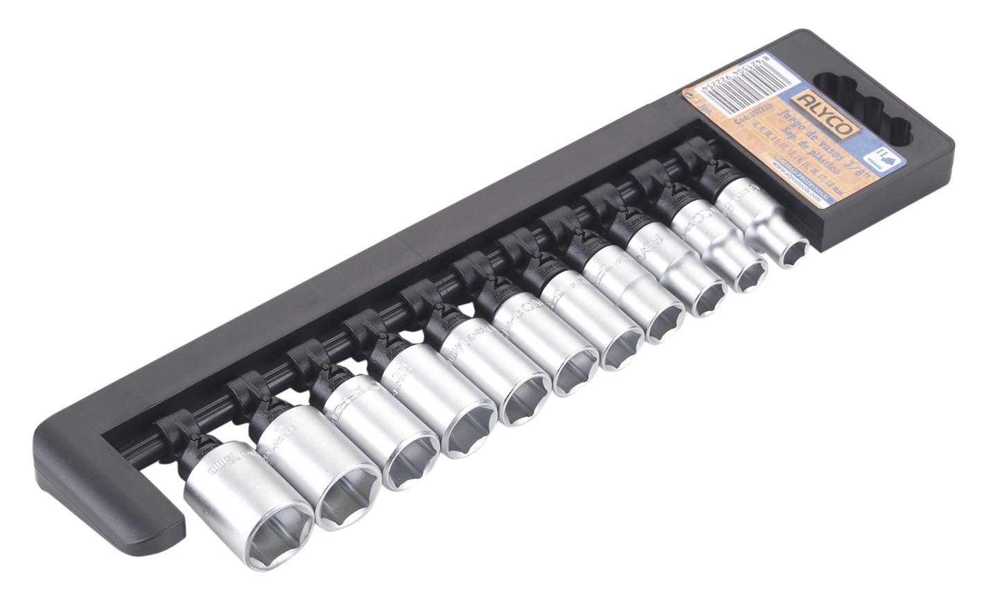 conjunto de 11 vasos de 3/8