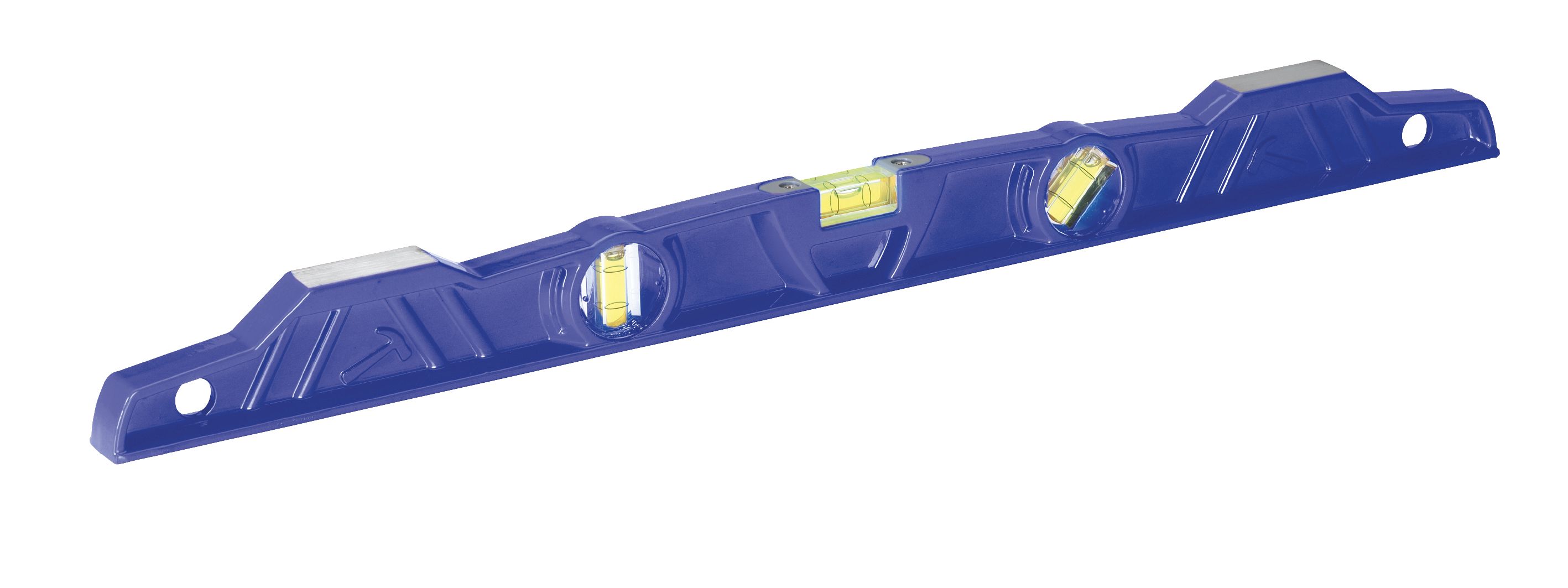 nivel Trapezoidal 3 Fiolas Magnet 800 mm, diseñado para asegurar precisión en mediciones. Sujeción magnética firme en múltiples superficies, ideal para carpintería y construcción.