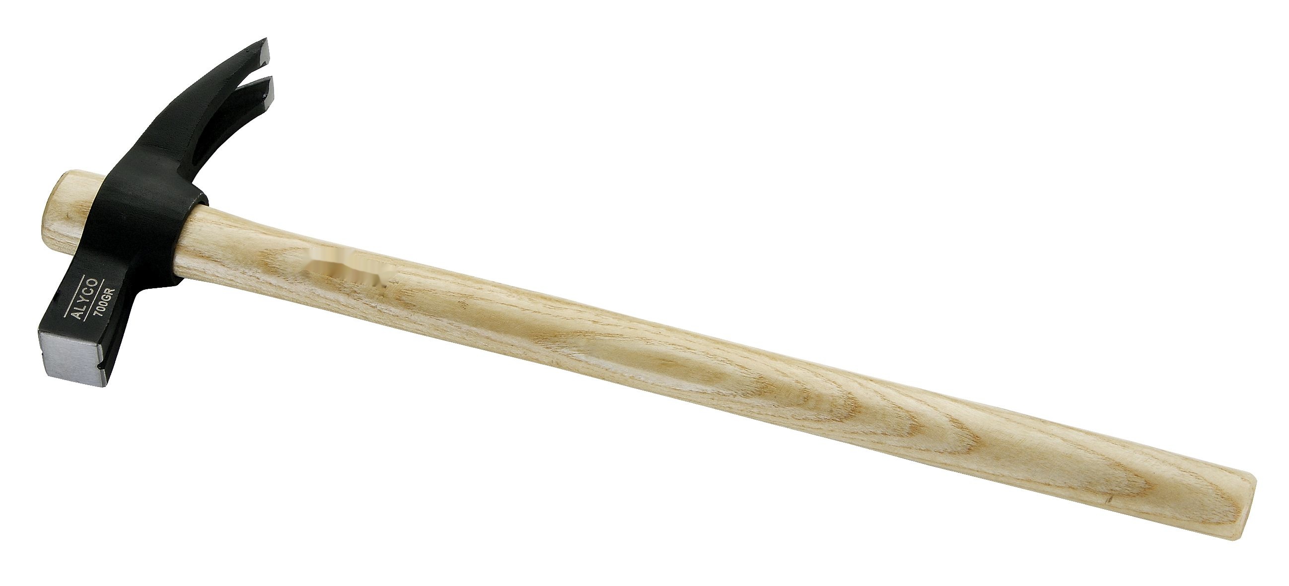 martillo encofrador - martillo de 700 g con mango de madera, ideal para trabajos de construcción y encofrado, resistente y duradero.