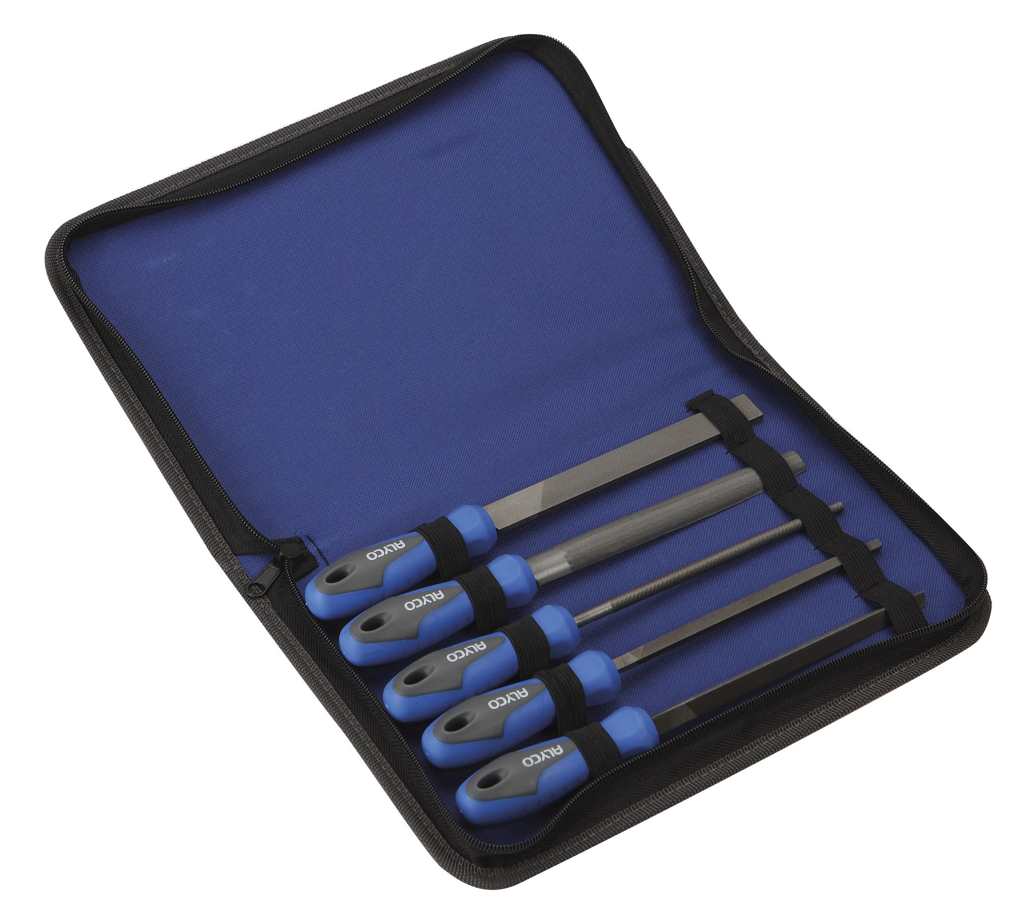 juego de 5 limas de 150 mm en material B/Nylon, ideales para un acabado suave y preciso en trabajos de manualidades y mantenimiento. Perfectas para detalles finos y durabilidad.