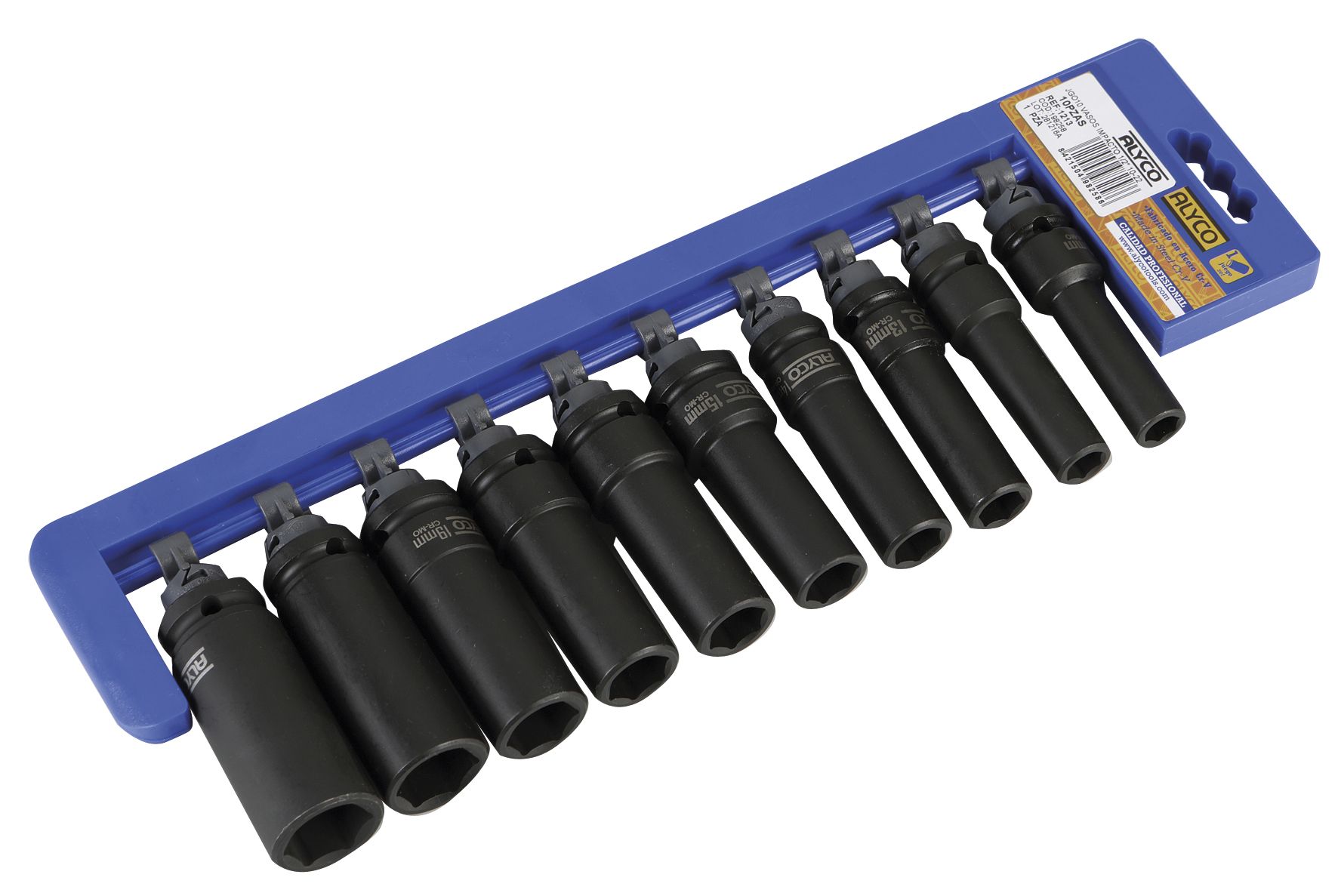 juego de 10 vasos largos Impacto. Ideal para bebidas frías, con capacidad de 1/2 litro y diámetro de 10-22 mm. Perfectos para cualquier ocasión y duraderos en uso diario.