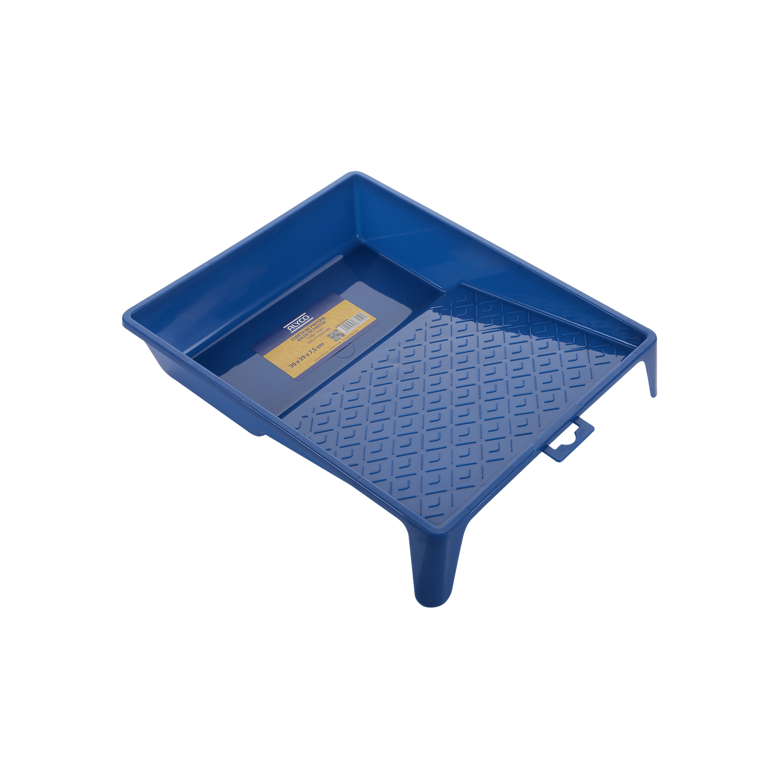 cubeta de 230 mm para rodillo, ideal para facilitar la aplicación uniforme de pintura. Su diseño optimizado permite una carga eficiente y un trabajo más limpio y rápido.