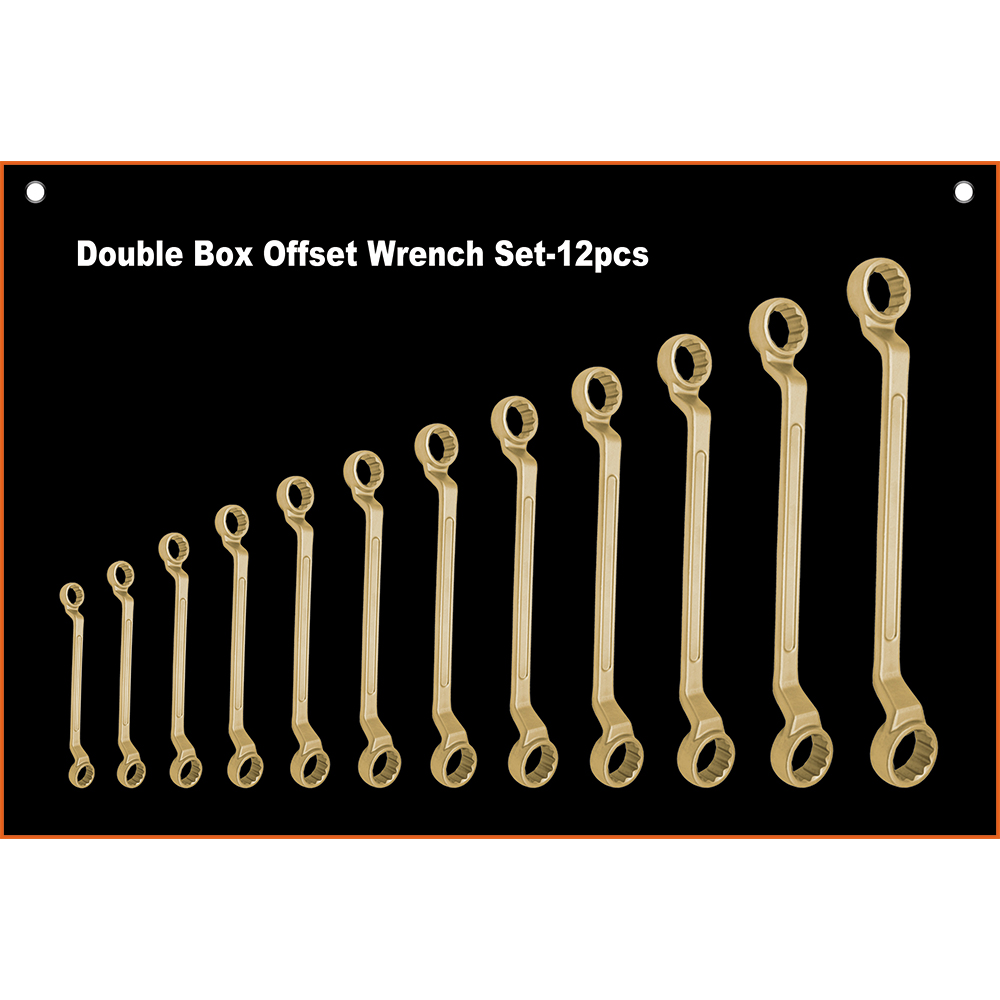 juego de llaves acodadas de 12 piezas CU-BE, ideales para acceder a tornillos en espacios reducidos. Resistencia y precisión en acero de alta calidad para trabajos profesionales.