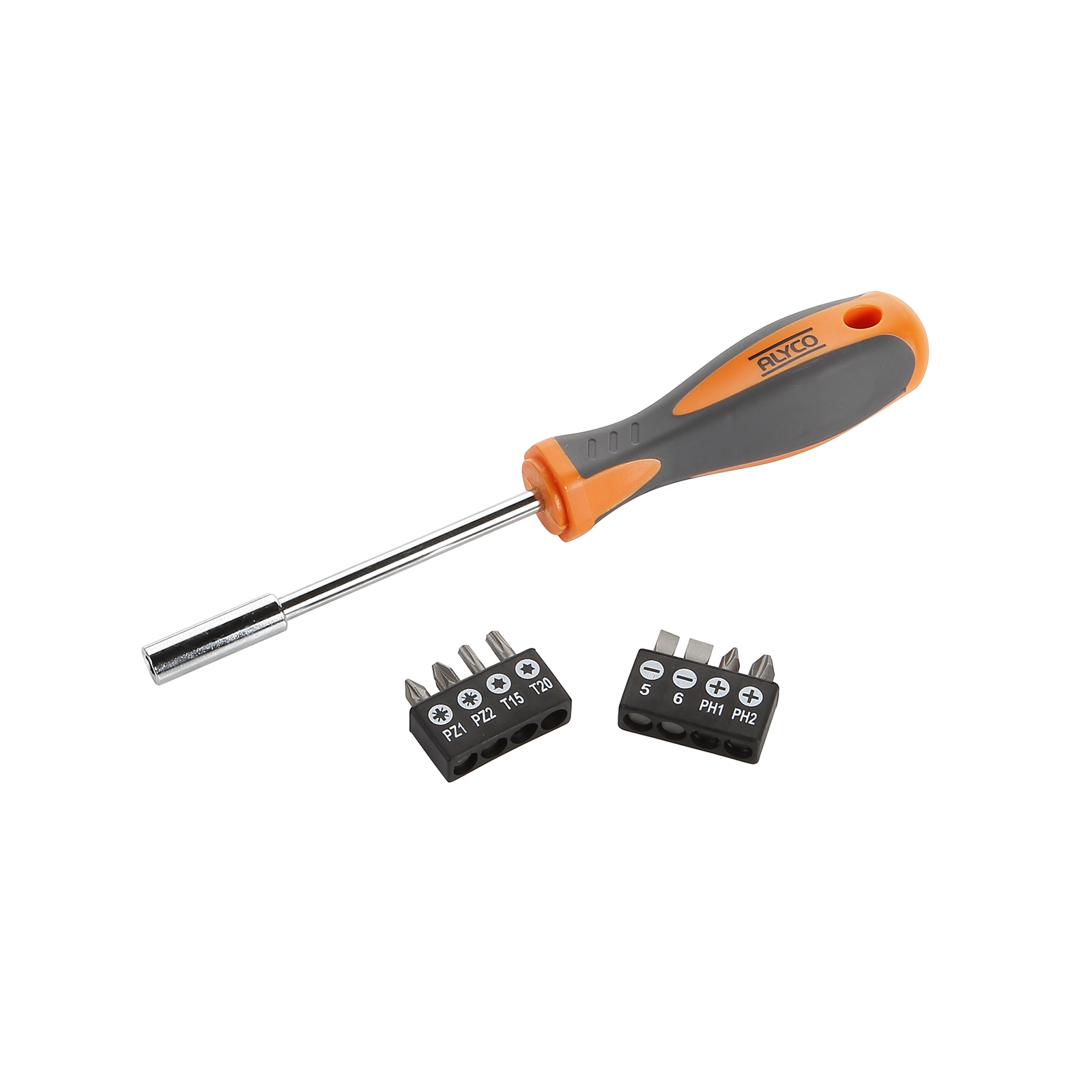 jGO PORTAPUNTAS + PUNTAS 9 PZ ALYCO ORANGE: kit esencial de herramientas para lograr precisión y eficacia en cada proyecto. ¡Optimiza tu trabajo con calidad y estilo en cada puntada!