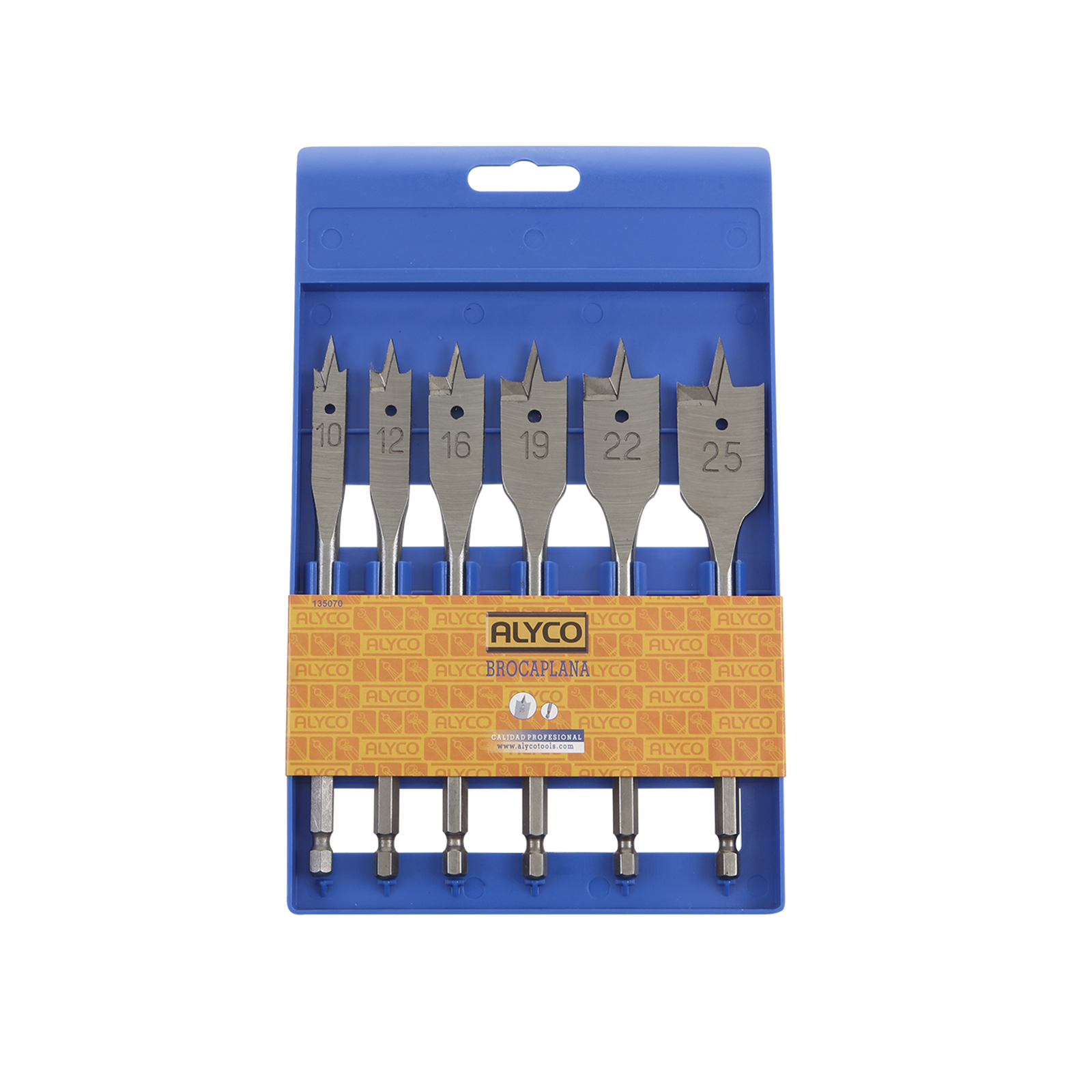 jUEGO 13 BROCAS PLANAS BOLSA NYLON