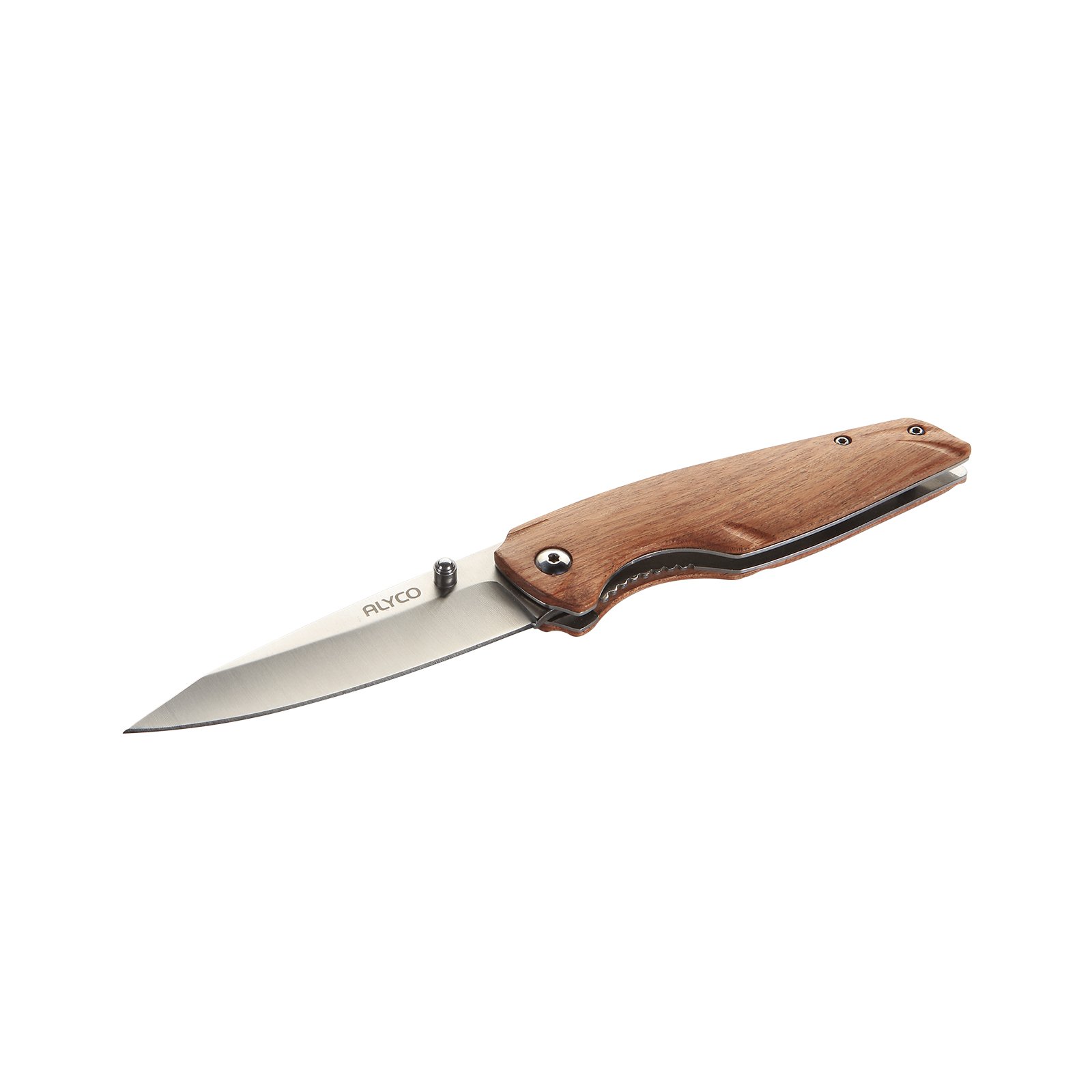 navaja de 82 mm con elegante mango de madera, perfecta para actividades al aire libre. Duradera y ergonómica, une funcionalidad y estilo, ideal para coleccionistas y amantes de la aventura.