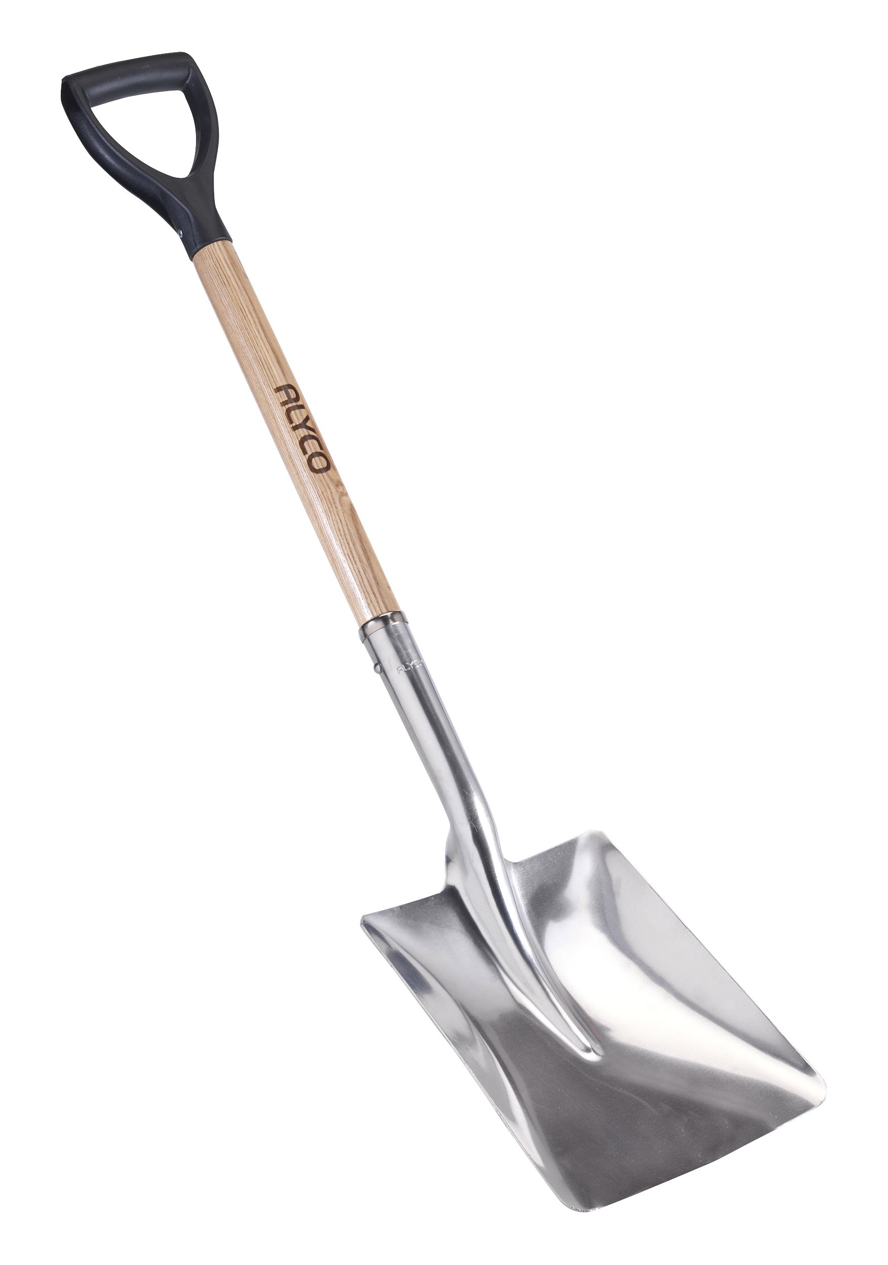 pala de aluminio con mango anilla, ideal para uso en jardinería. Medidas de 245x300 mm, combina resistencia y ligereza, facilitando tu trabajo en el jardín. Perfecta para diversas tareas.