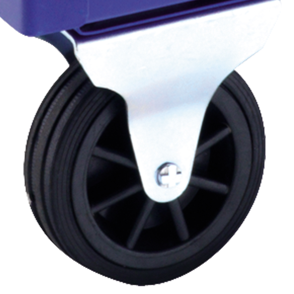 rueda fija 192727: fuerte y resistente, ideal para talleres y laboratorios. Su diseño asegura estabilidad y fácil traslado en diversas superficies, optimizando la eficiencia laboral.