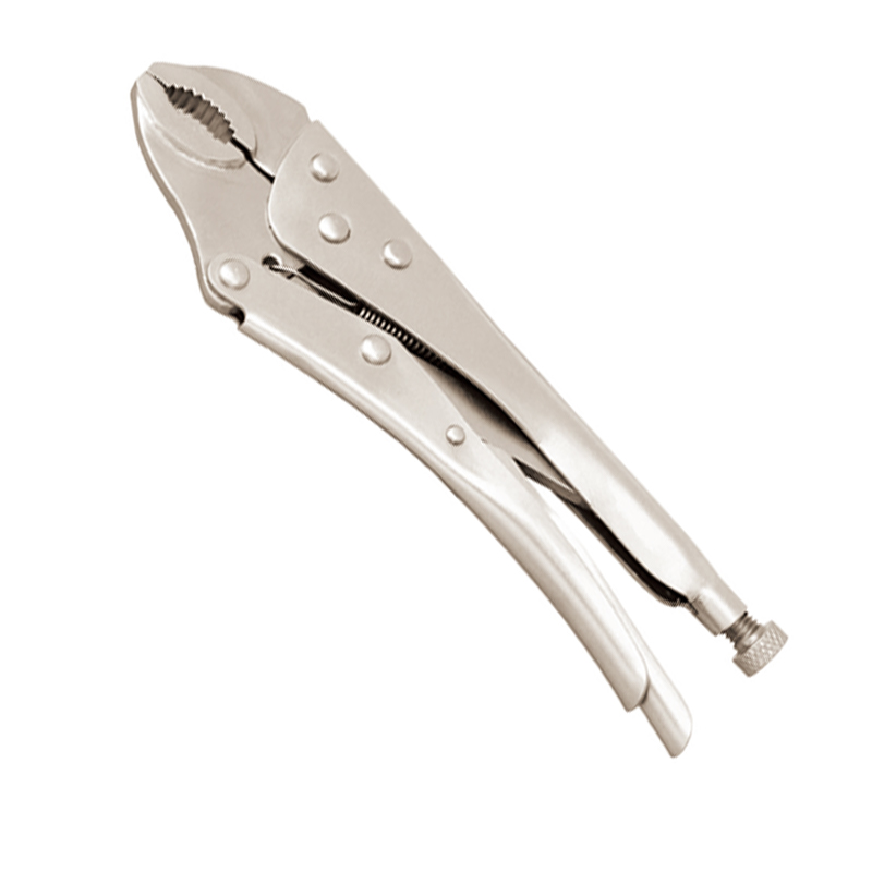 tenaza Curva Grip 225mm Ti: Perfecta para trabajos de precisión, su diseño ergonómico y curvado garantiza un agarre seguro y un manejo sencillo, optimizando la eficiencia en tus tareas.