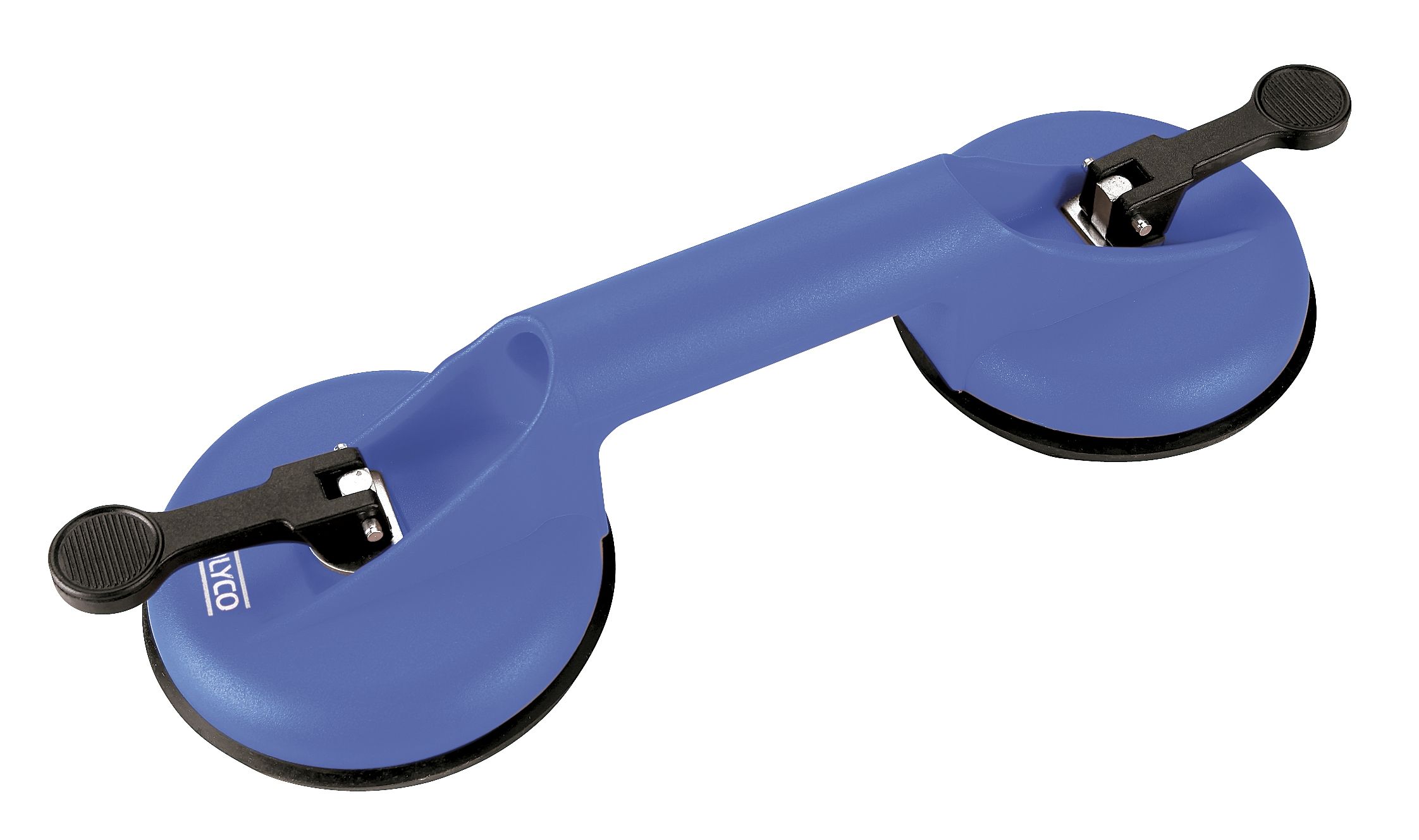 ventosa de doble cuerpo (capacidad 60 kg): perfecta para levantar y trasladar objetos pesados de forma segura, con un agarre firme en múltiples superficies. Ideal para uso profesional. 