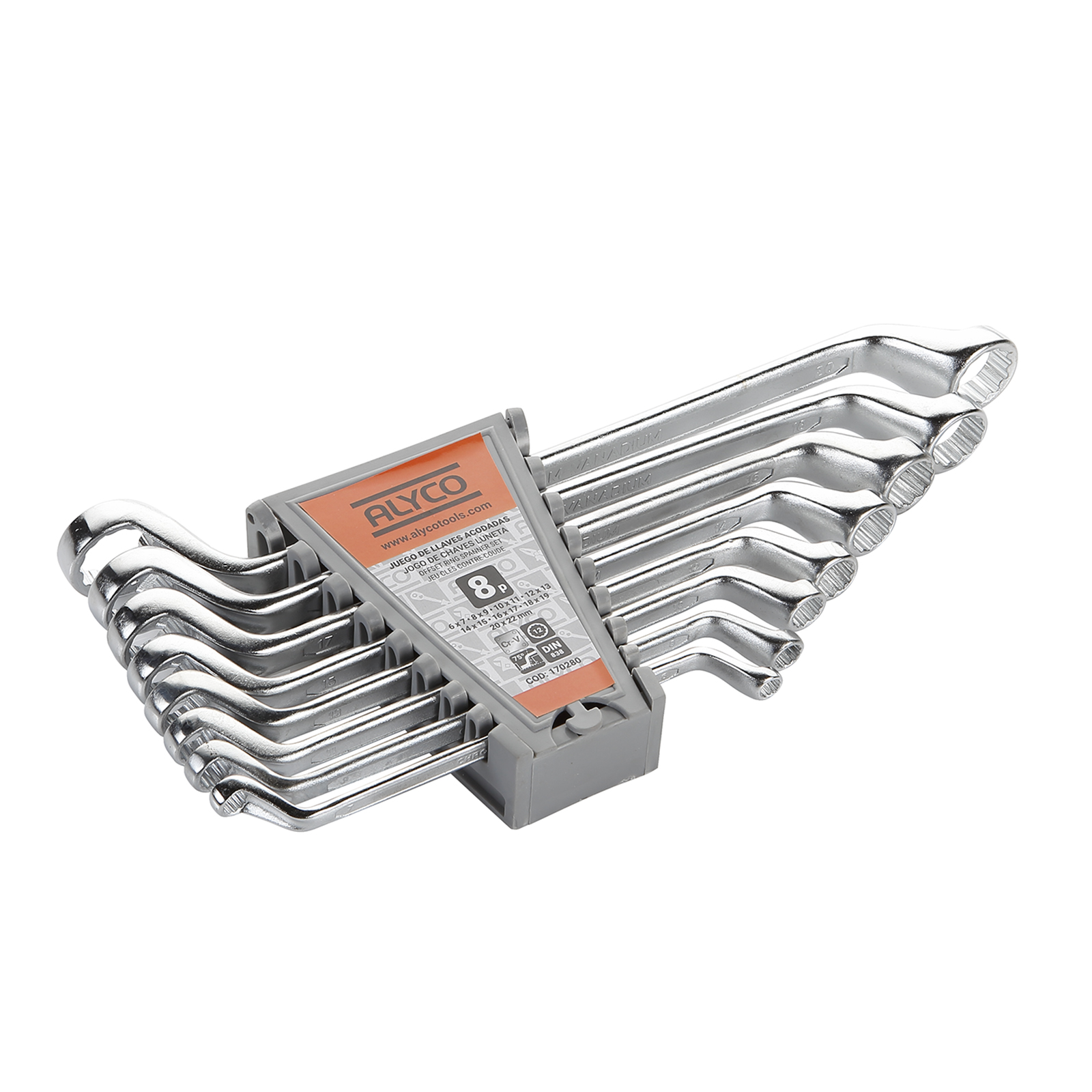 jGO 8 LL.ACODADAS 6X7-20X22 ALYCO ORANGE