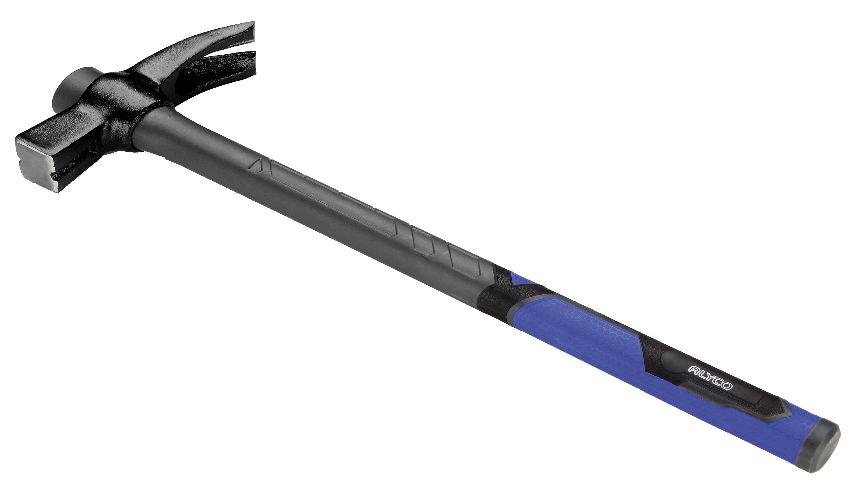 martillo encofrador - martillo de 700 g con mango de fibra, ideal para trabajos de construcción y encofrado, resistente y duradero.