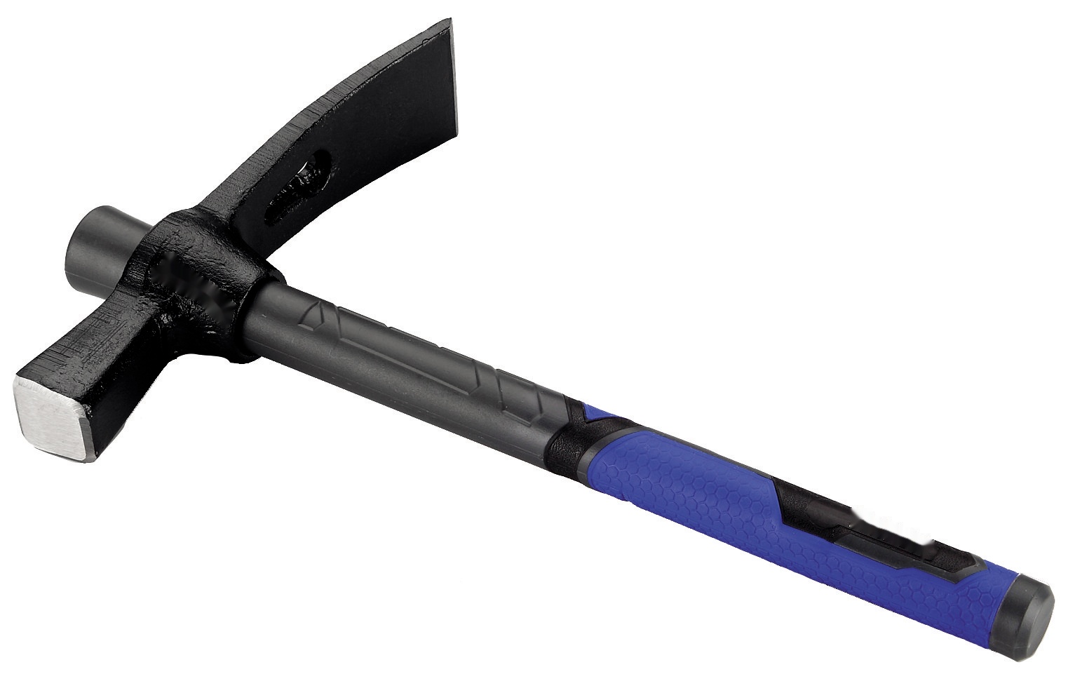 piqueta albañil - herramienta de 700 g con mango de fibra, ideal para trabajos de construcción y perforación. Diseño robusto y ergonómico.