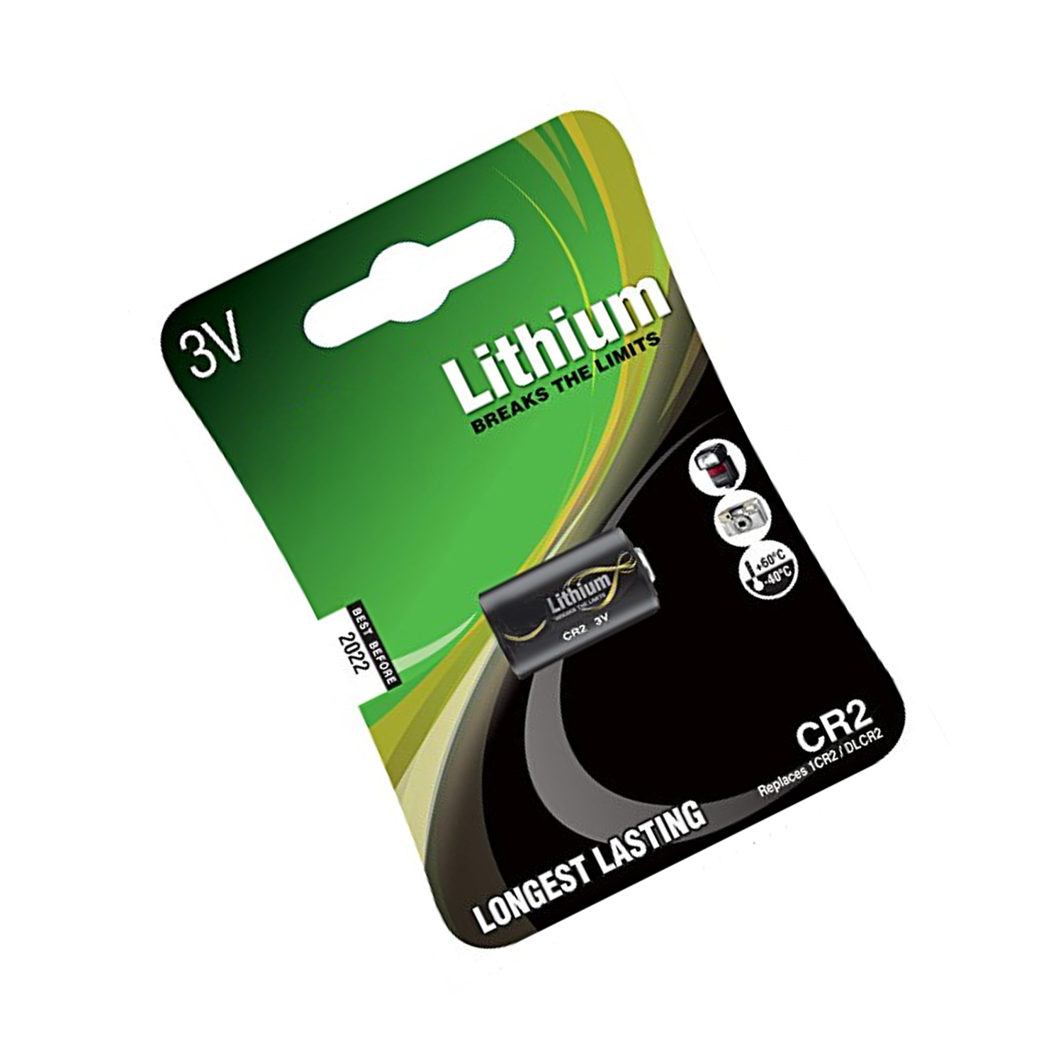 blister LITIO de 3V CR-2 15,60 x 27,00