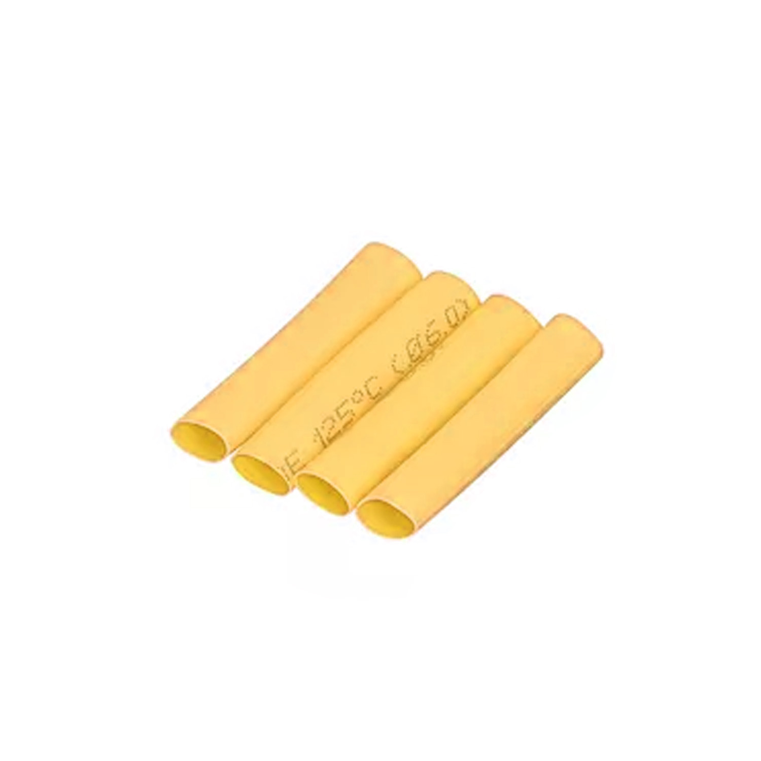 tubo termorretráctil amarillo 5 m, asegura y protege cables en proyectos.