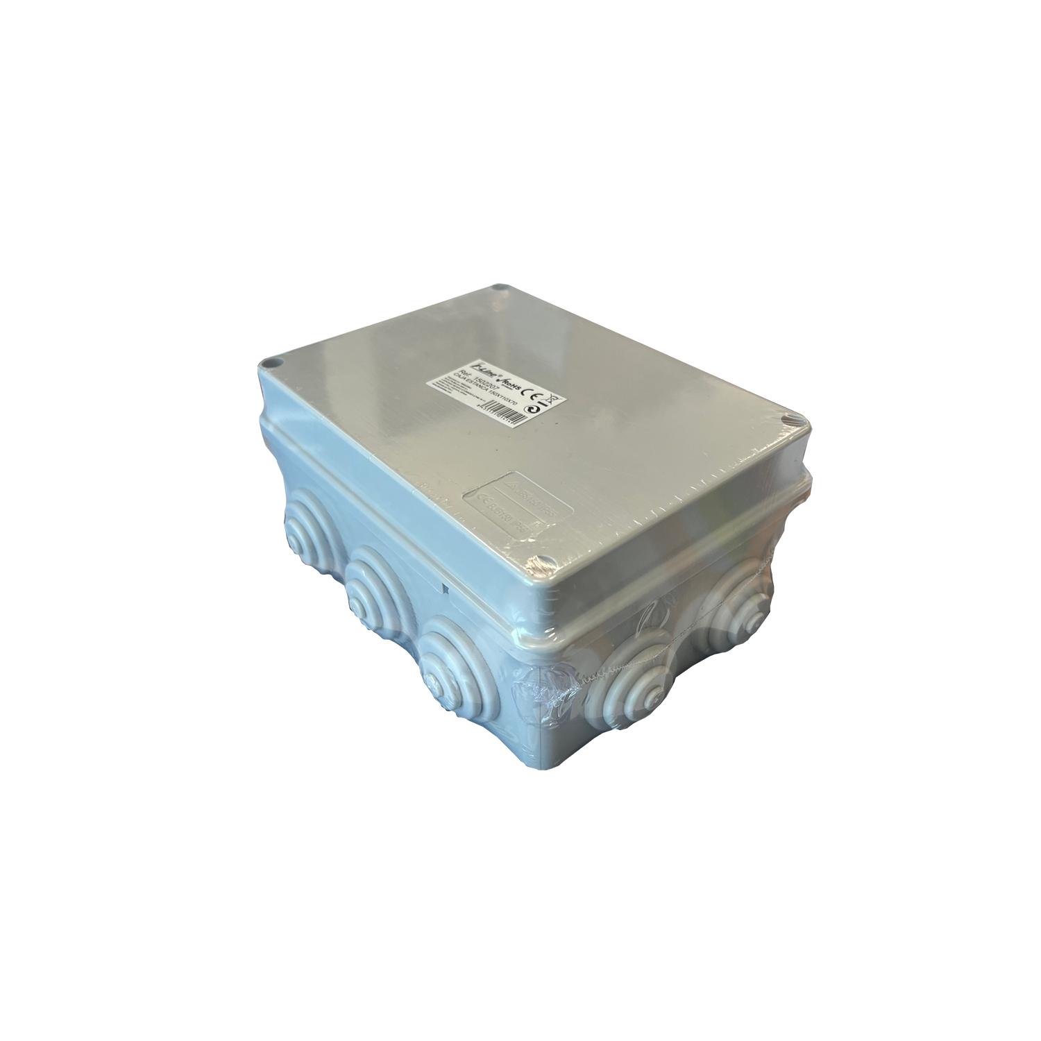 caja Estanca (150x110): Protege tus dispositivos electrónicos de la humedad y el polvo. Su robusta construcción garantiza resguardo en exteriores y durabilidad en condiciones difíciles.