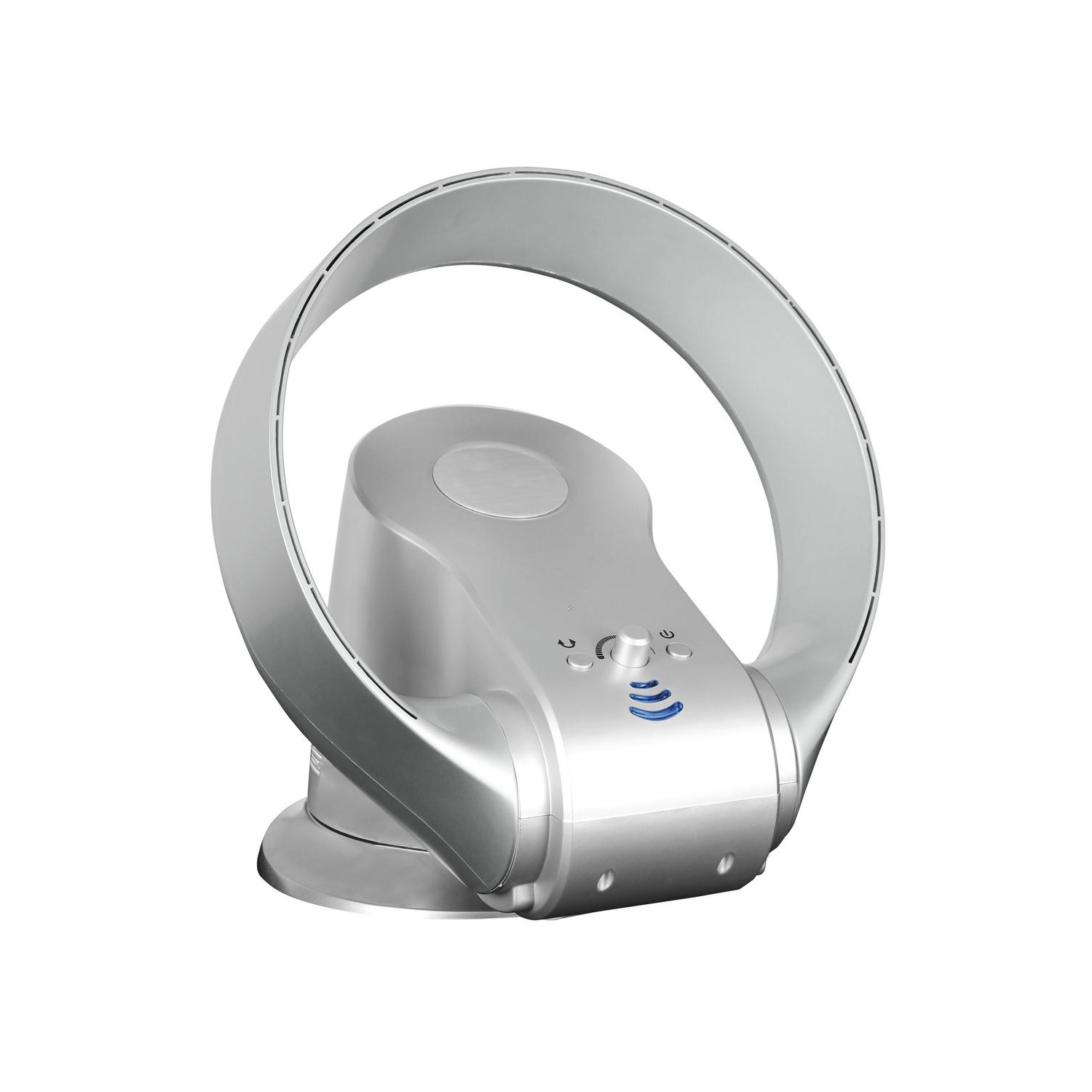 ventilador sin aspas de sobremesa Par Kuken: estilo moderno y funcional. Disfruta de un aire fresco y suave sin ruido, ideal para cualquier espacio. Con diseño seguro y elegante.