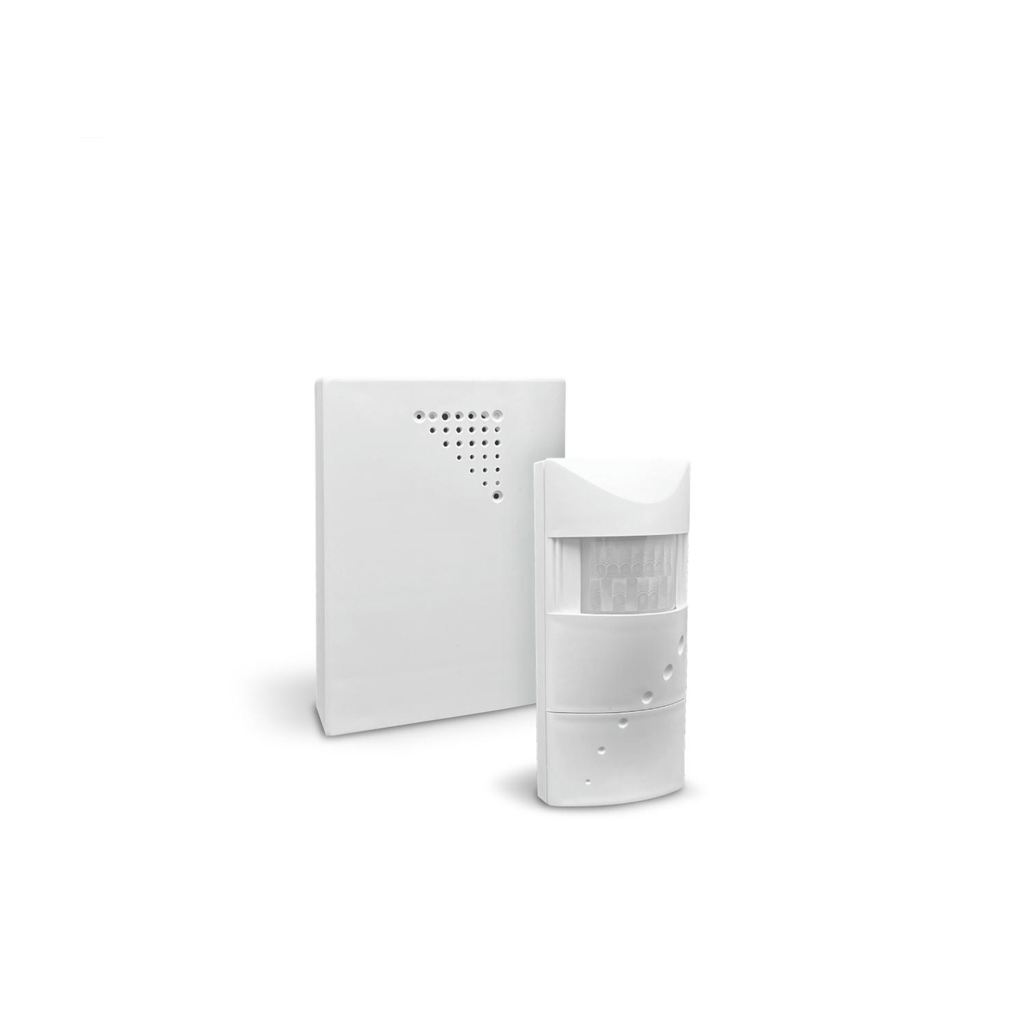 timbre inalámbrico con sensor de movimiento y 8 melodías. Ideal para tu hogar, detecta movimientos y emite alertas sonoras. Su diseño moderno y fácil instalación mejoran tu seguridad.