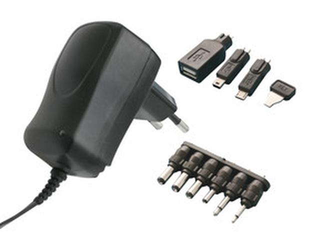 alimentador electrónico AC/DC 600mA, 7.2W. Ideal para dispositivos que requieren energía estable, garantizando un rendimiento óptimo y una carga eficiente en todo momento.