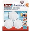  Powerstrips️- Ganchos Adhesivos Circulo para ParedMontaje sin TaladrarAlta Fuerza de Fijación hasta 2 kg con Tecnología PowerstripsPaquete de 3 UnidadesBlanco