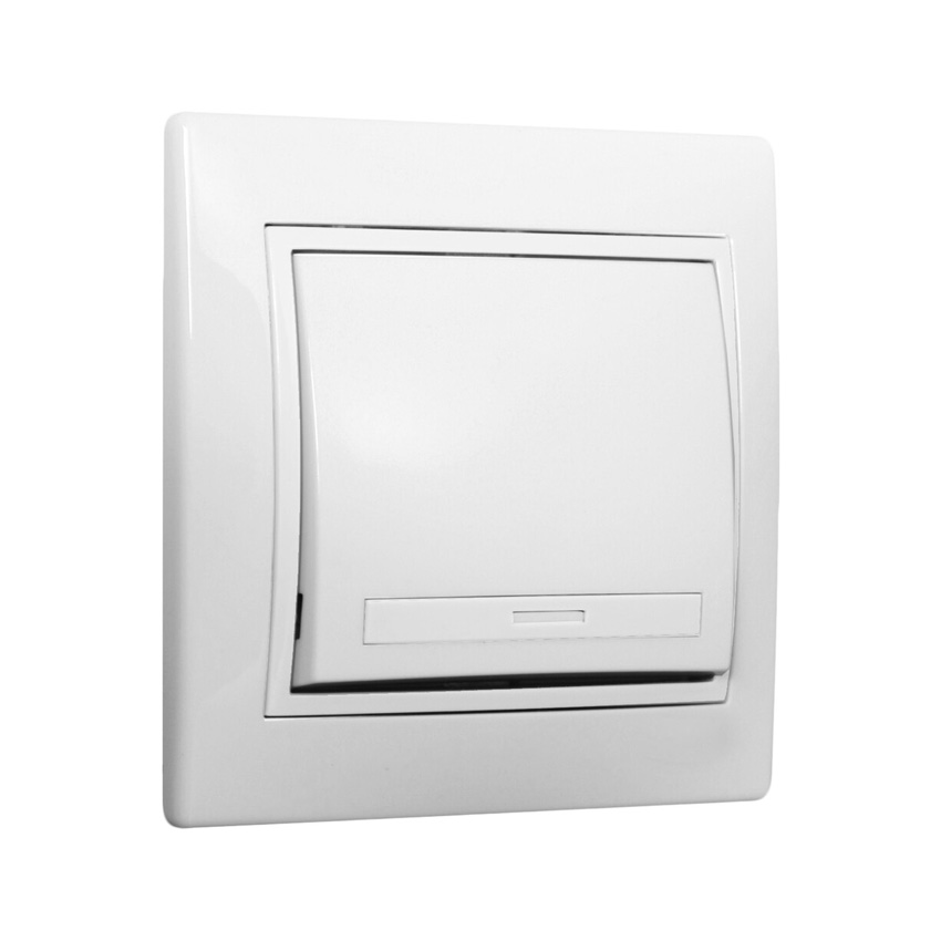 mecanismos eléctricosSerie EuropaERP03U PULSADOR CAMPANA BLANCO SERIE EUROPA