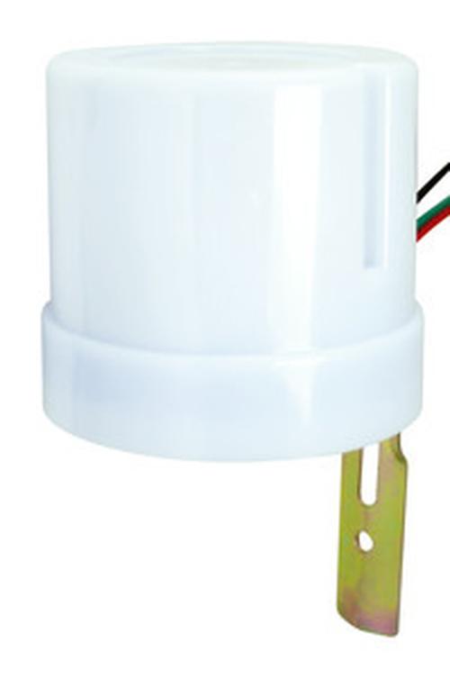 interruptor fotoeléctrico 15A: control automático de luces basado en la luz natural. Ideal para jardines y exteriores. Ahorra energía y prolonga la vida útil de tus bombillas.