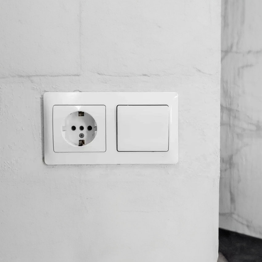 mecanismos eléctricosSerie Mural de superficieMUR63U BASE SCHUKO + CONMUTADOR ANCHO SERIE MURAL