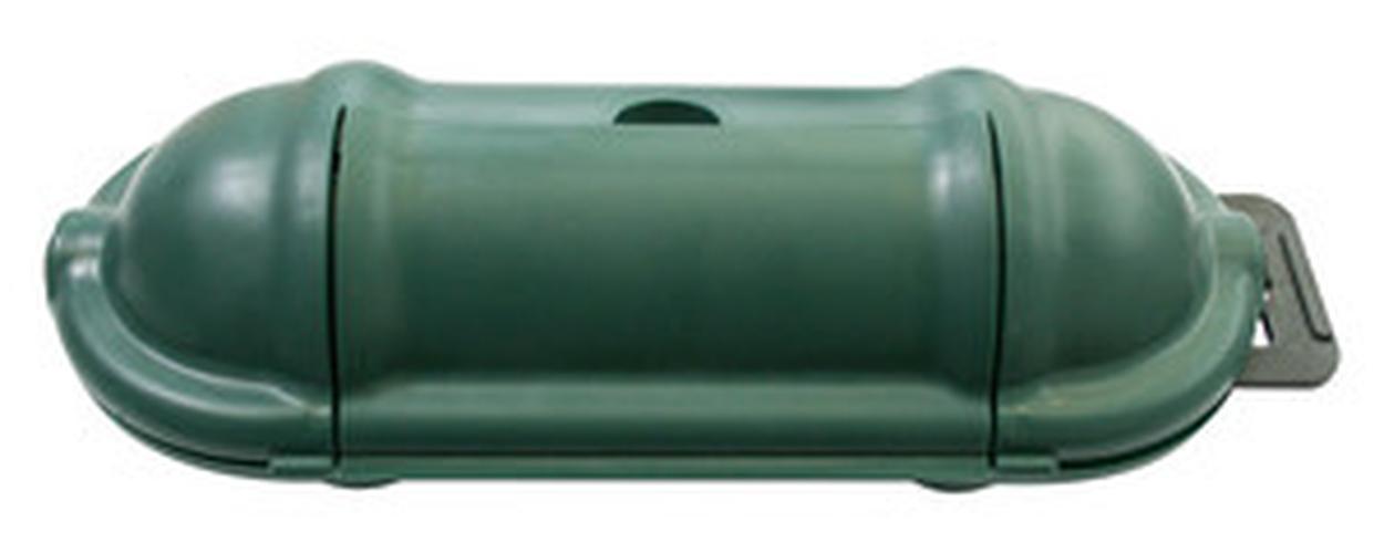 caja protectora para enchufes de terraza y jardín, ideal para mantener tus conexiones eléctricas seguras y protegidas de las inclemencias del tiempo. Resistente y funcional.