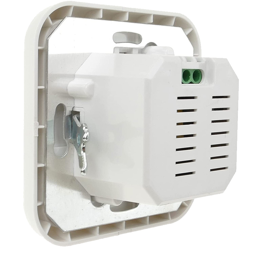 detectores de presencia empotrables para pared. Ideal para automatizar luces y sistemas de seguridad en espacios interiores. Diseño discreto y funcional para ambientes modernos. 