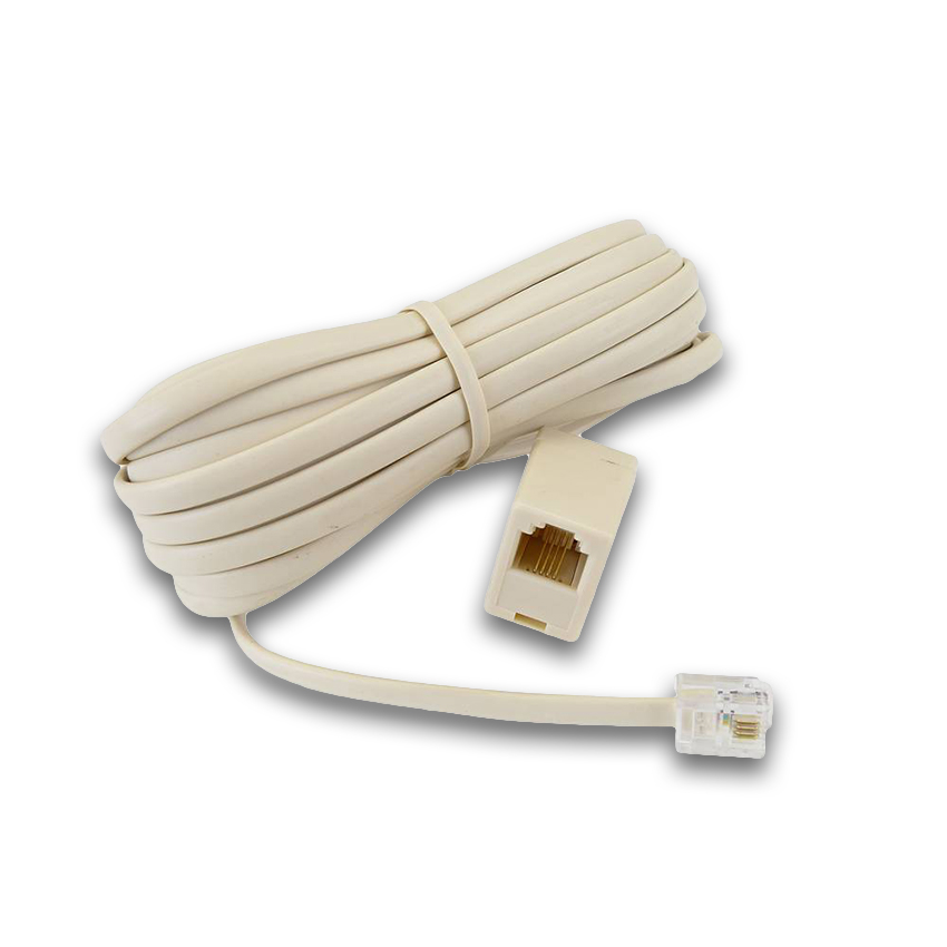  Prolongador telf. 2.10mt. MARFIL 