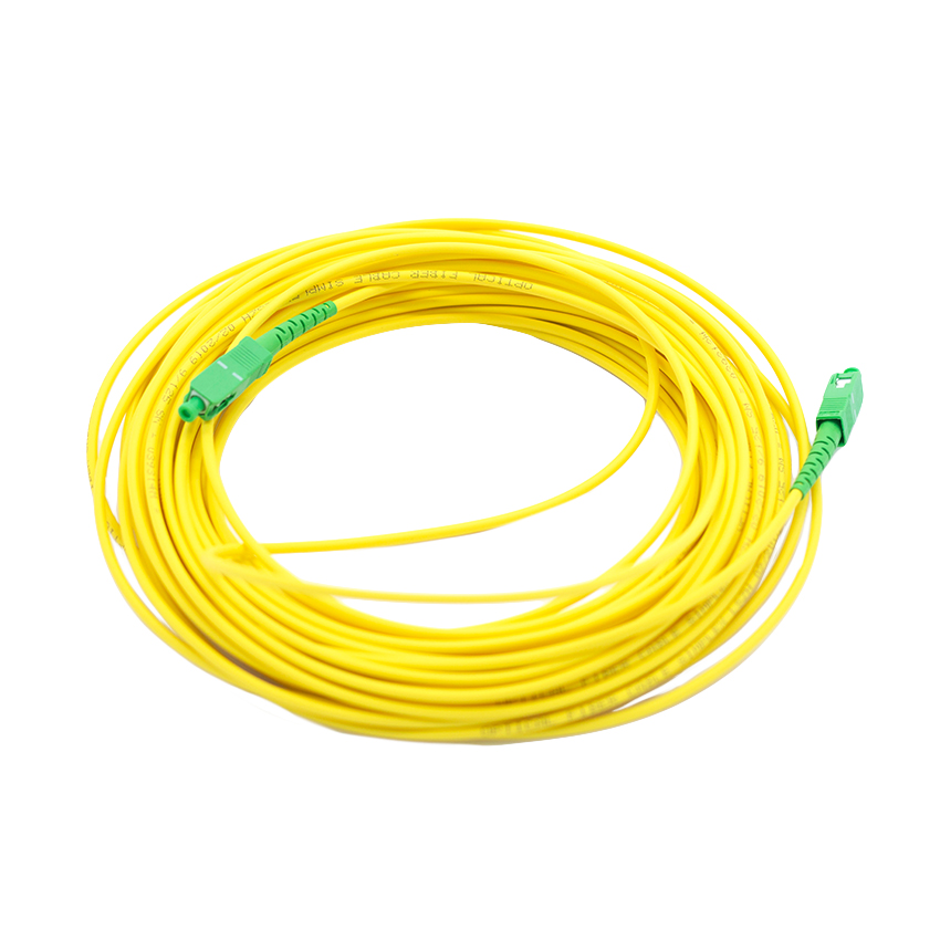 cABLE FIBRA SC/APC-SC/APC MONOMODO LSZH AMARIL.10M
