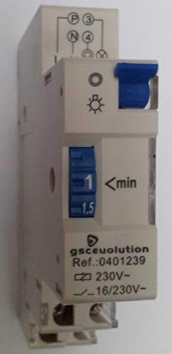 automatico luz escalera carril DIN