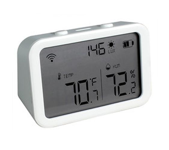 sensor WIFI de Temperatura y Humedad: monitorea en tiempo real tus espacios. Conecta fácilmente y accede a datos precisos desde tu móvil para un control ambiental eficiente.