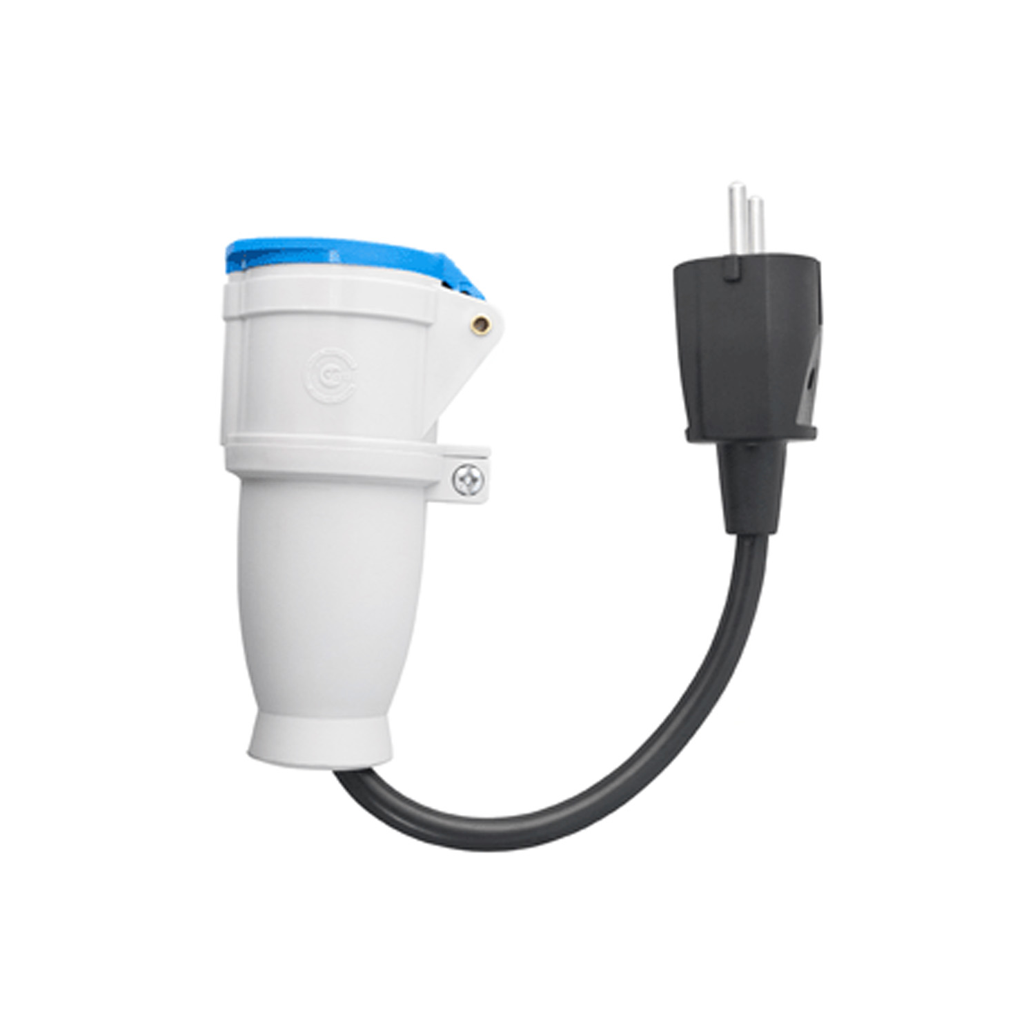 convertidor de Clavija Schuko a Base Cetac 3x1,5mm² 3m