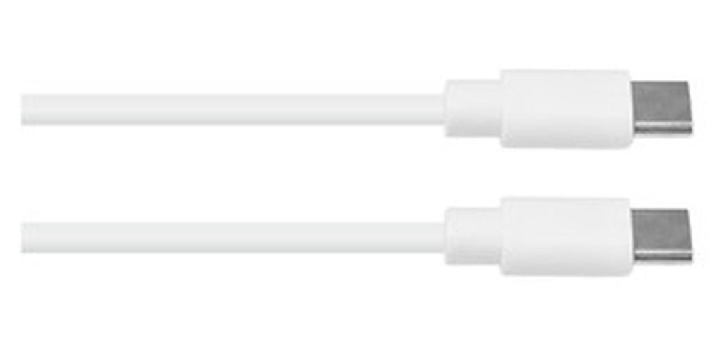 conexión Tipo C a Tipo C de 1 metro, ideal para transferencias rápidas y seguras de datos y carga. Compatible con dispositivos modernos, garantiza eficiencia y durabilidad.
