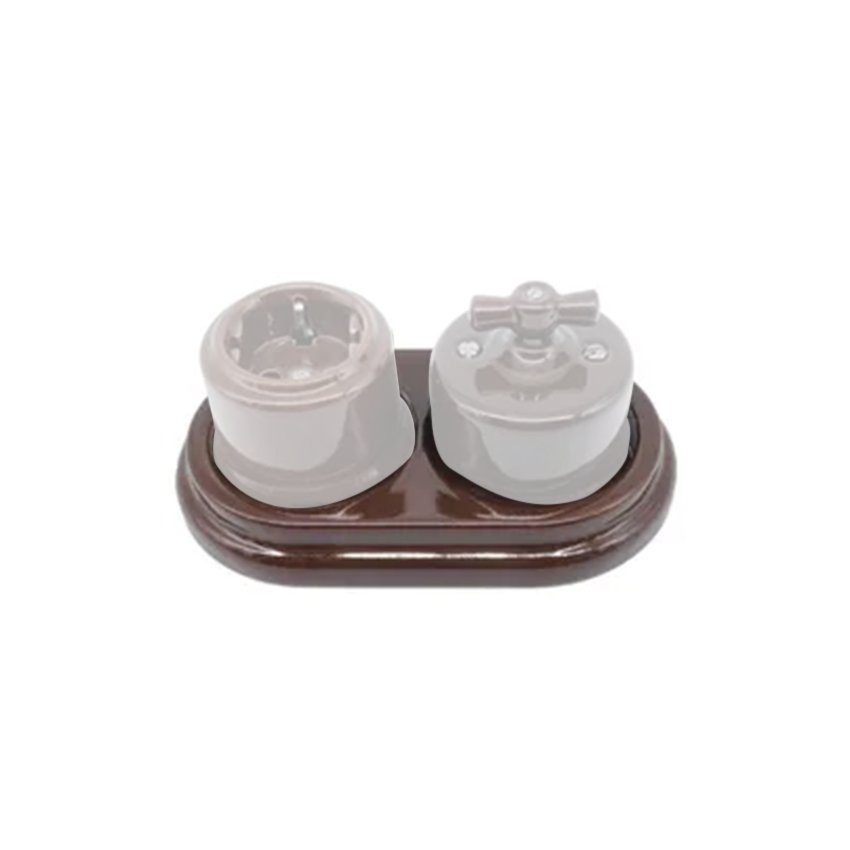 marco doble en color marrón, ideal para cualquier superficie. Perfecto para realzar tus fotos o arte, combina funcionalidad y elegancia, convirtiéndolo en la elección ideal para tu hogar.