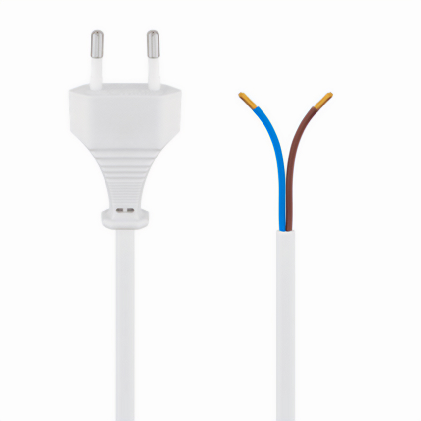 carrete Manguera Tubular 2x2,5mm Blanca 15m