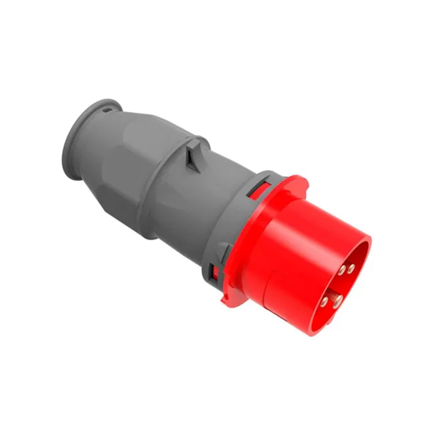 clavija cetac roja, clavija industrial, clavija aérea 3P+T 16A IP44 400v