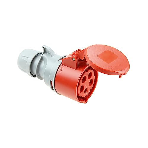 base Aérea CETAC 3 P + N + T 16A 400V~. Robusta y resistente al agua (IP44), perfecta para instalaciones eléctricas exigentes. Alta durabilidad y rendimiento. Modelo: 903152A.