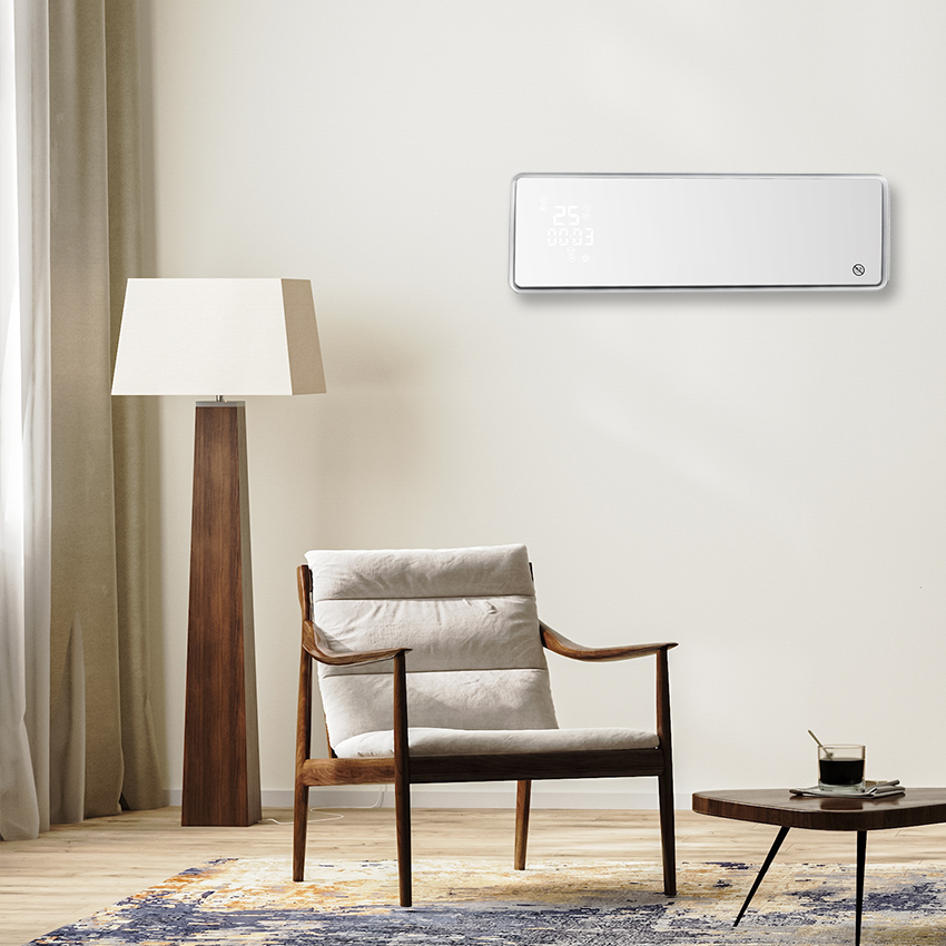 calefactor cerámico Inverno 2000W, elegante y funcional. Dispone de 2 potencias, 3 modos, PTC, control remoto y temporizador. Ideal para cualquier hogar. Medidas: 18,7x53,8x12,3 cm.